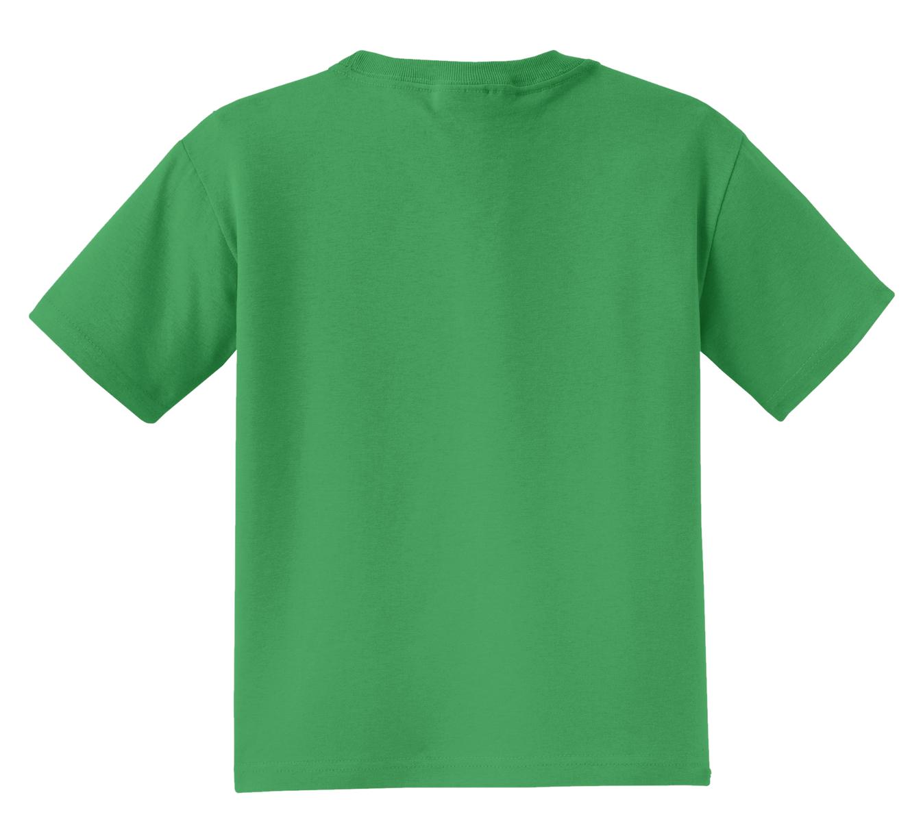 Rear View of Kelly Jerzees - Youth Dri-Power 50/50 Cotton/Poly T-Shirt. 29B