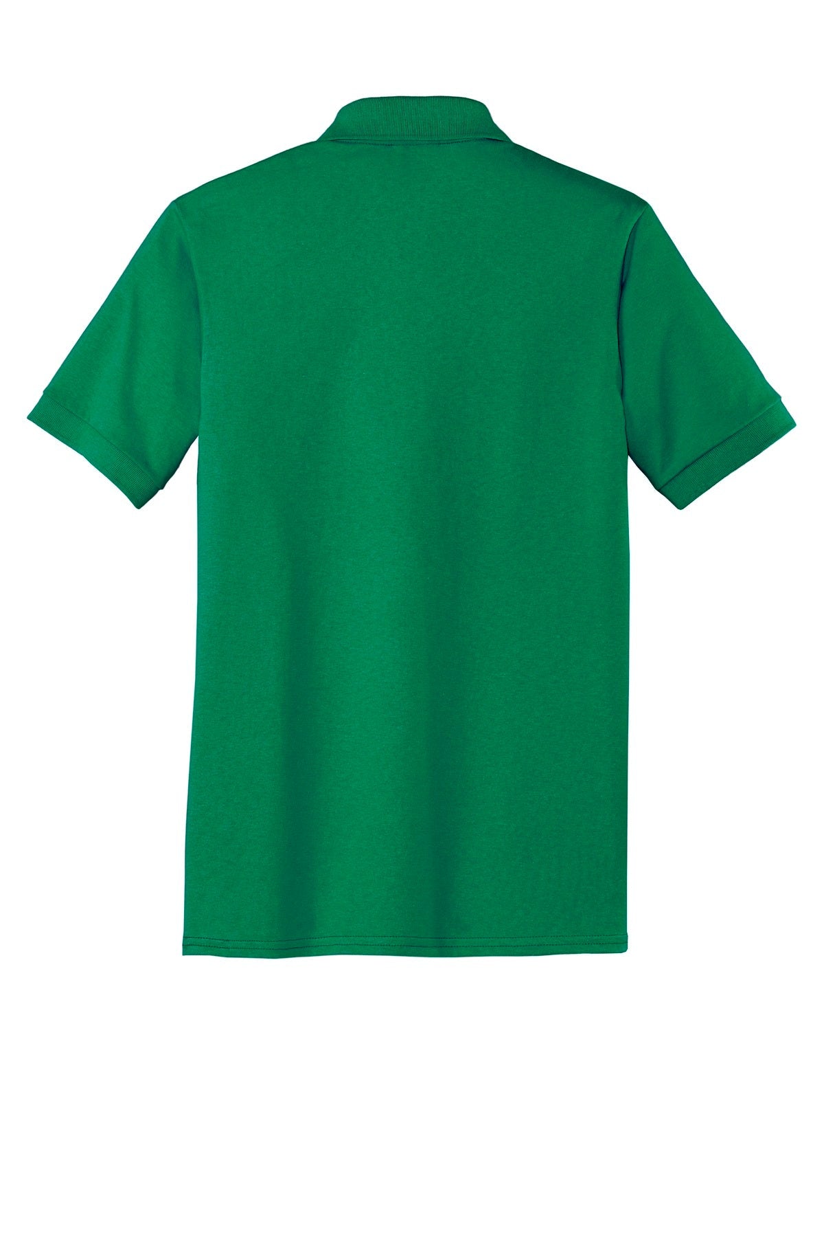Rear View of Kelly Port & Co Core Blend Jersey Knit Polo. KP55