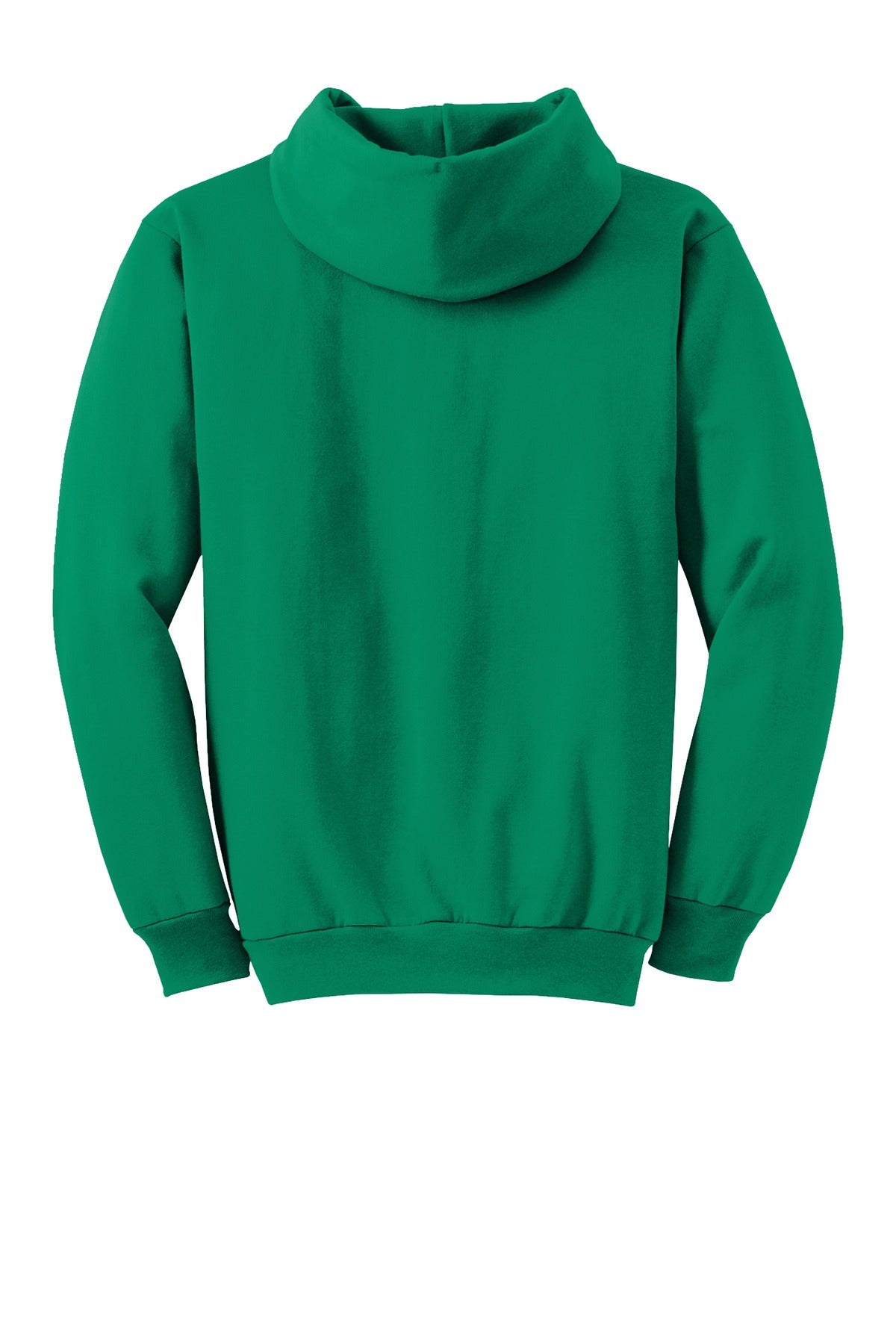 Rear View of Kelly Port & Co Essential Fleece Pullover Hooded Sweatshirt. PC90H