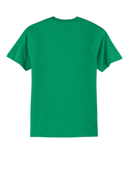 Rear View of Kelly Port & Co Tall Core Blend Tee. PC55T