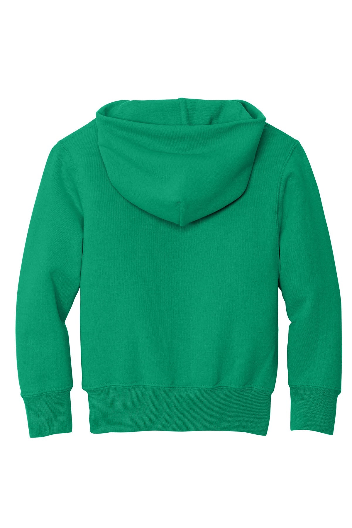 Rear View of Kelly Port & Co Youth Core Fleece Pullover Hooded Sweatshirt. PC90YH