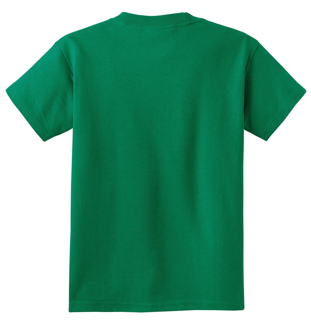 Rear View of Kelly Port & Co Youth Essential Tee. PC61Y