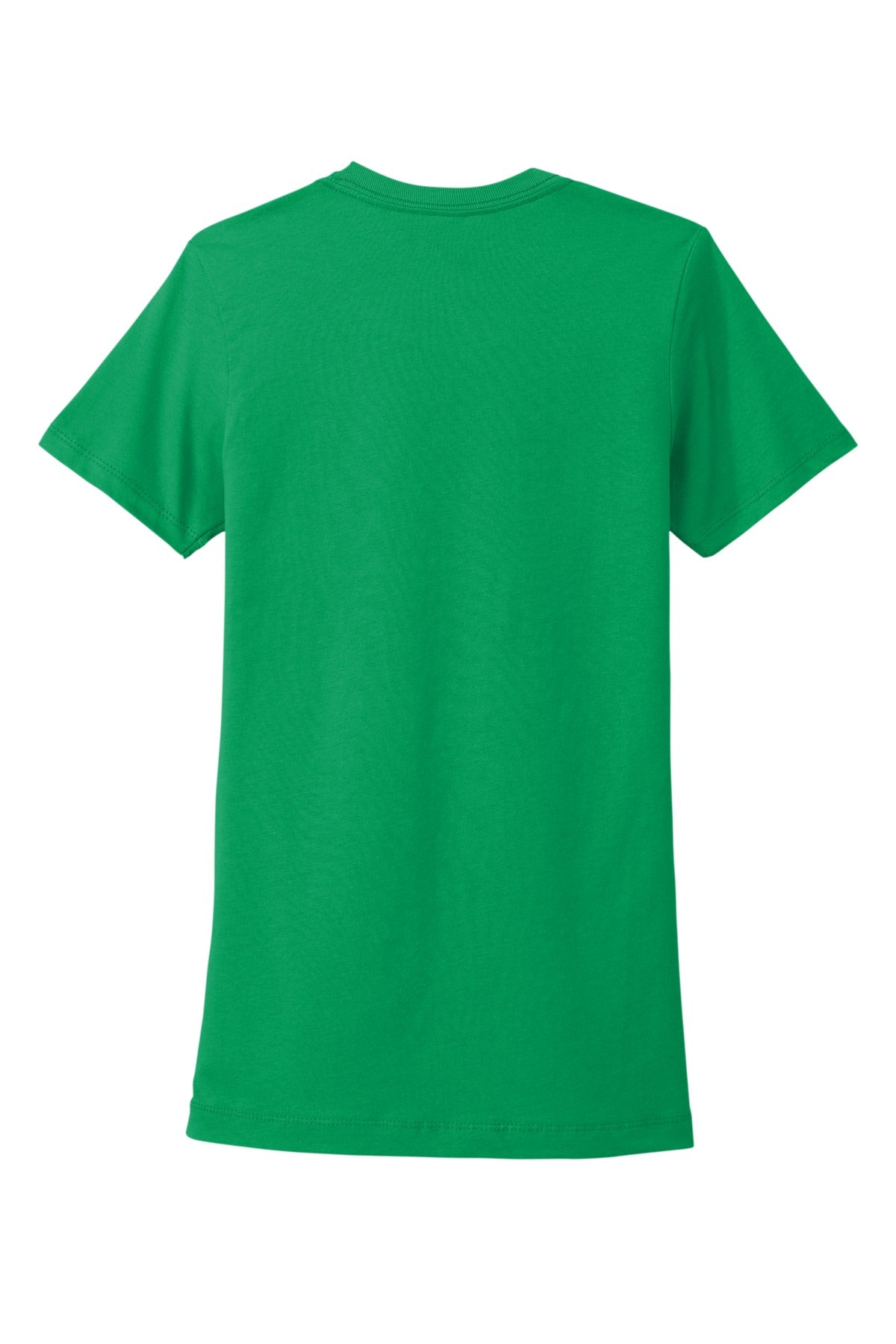 Rear View of KellyGreen Next Level Apparel Women's Cotton Tee. NL3900