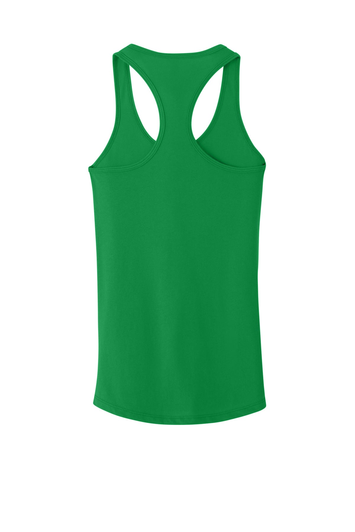 Rear View of KellyGreen Next Level Apparel Women's Ideal Racerback Tank NL1533