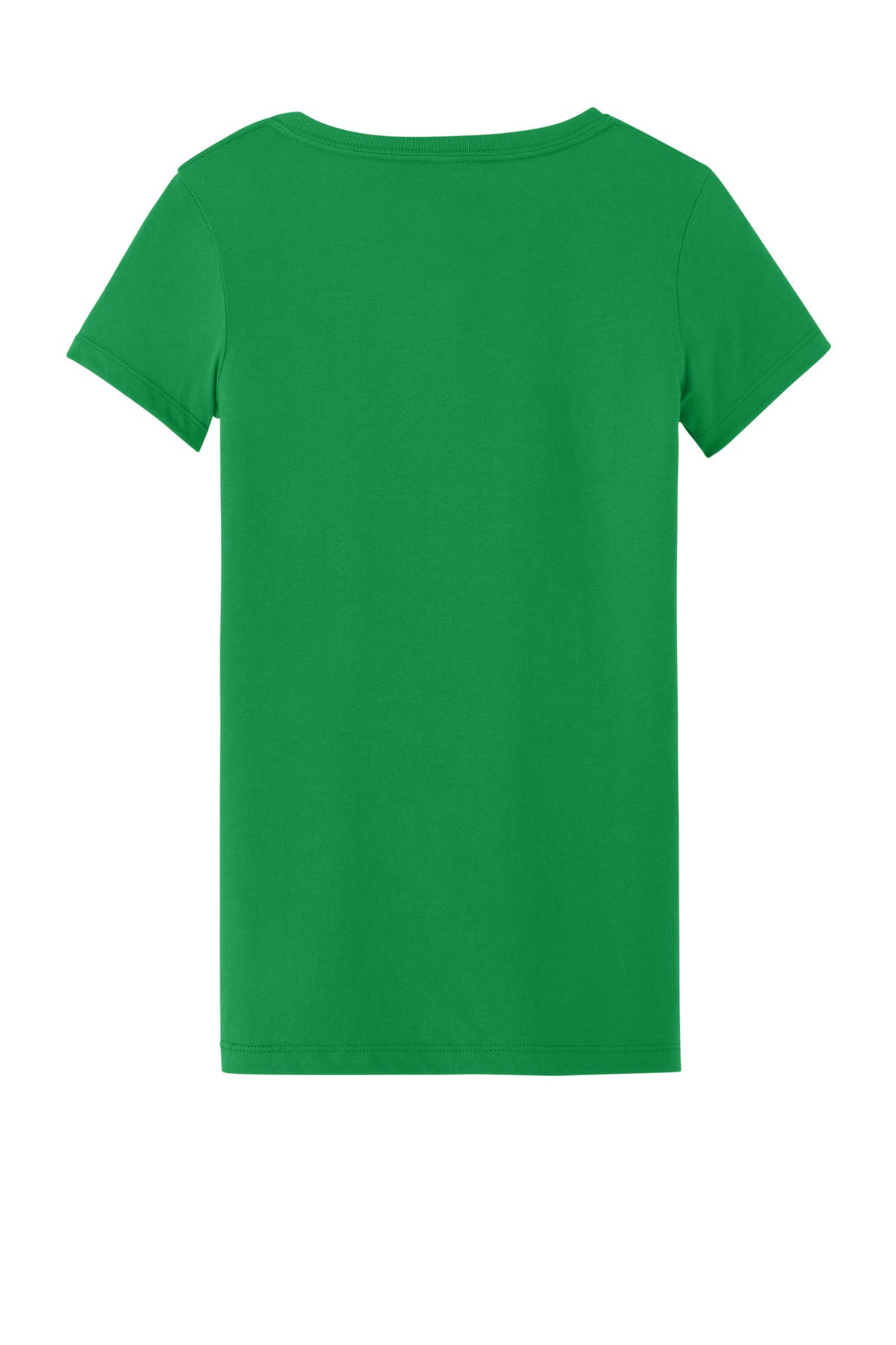 Rear View of KellyGreen Next Level Apparel Women's Ideal V-Neck Tee NL1540