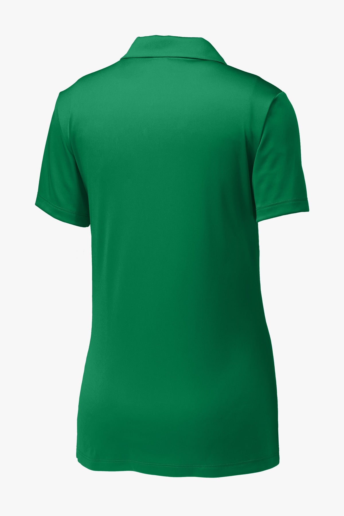 Rear View of KellyGreen Sport-Tek Women's PosiCharge Competitor Polo. LST550
