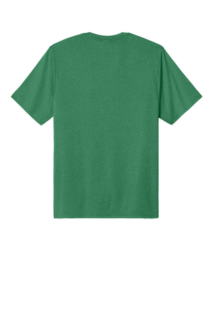 Rear View of KellyHthr Port & Co Heather Performance Tee PC390