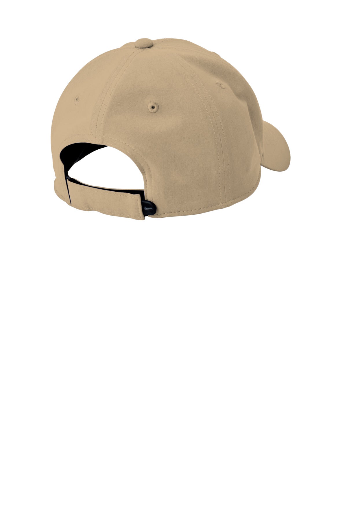 Rear View of Khaki Nike Dri-FIT Legacy Cap NKFB6447