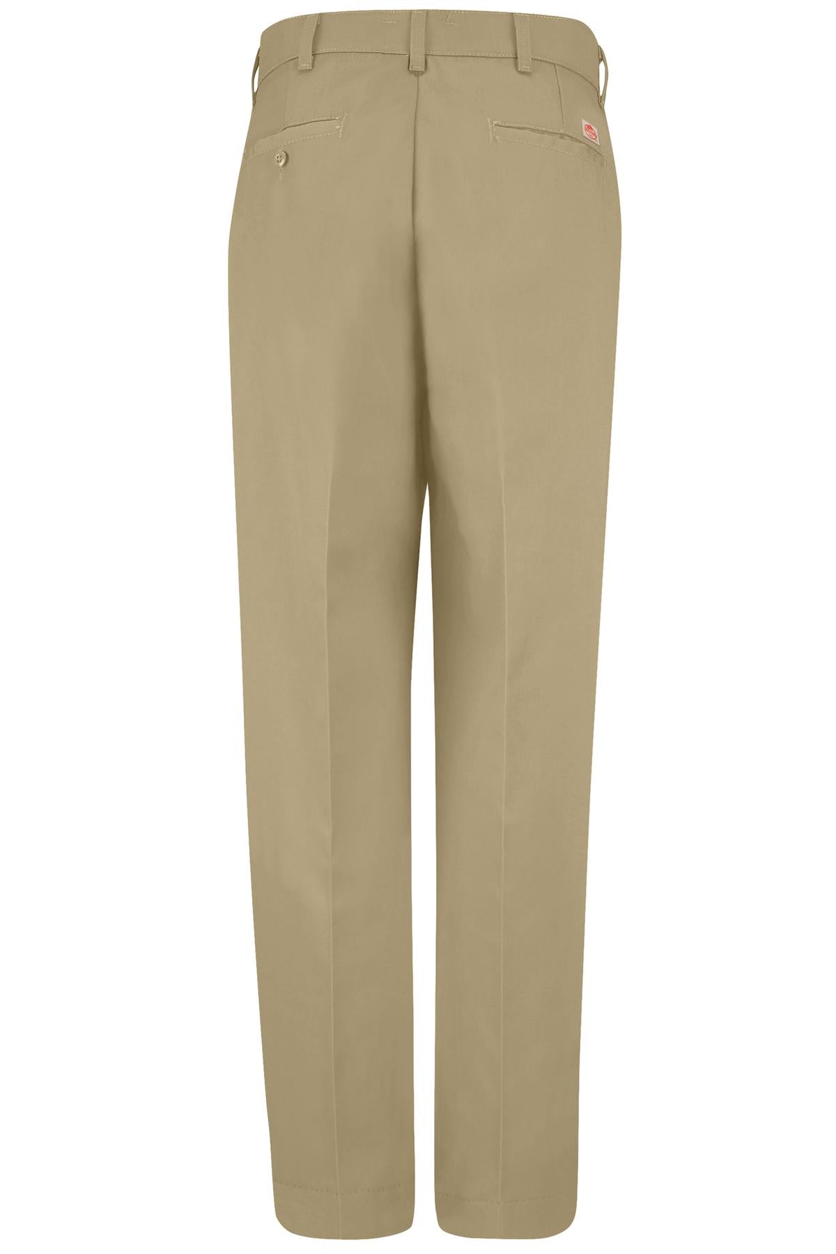 Rear View of Khaki Red Kap Industrial Work Pant. PT20