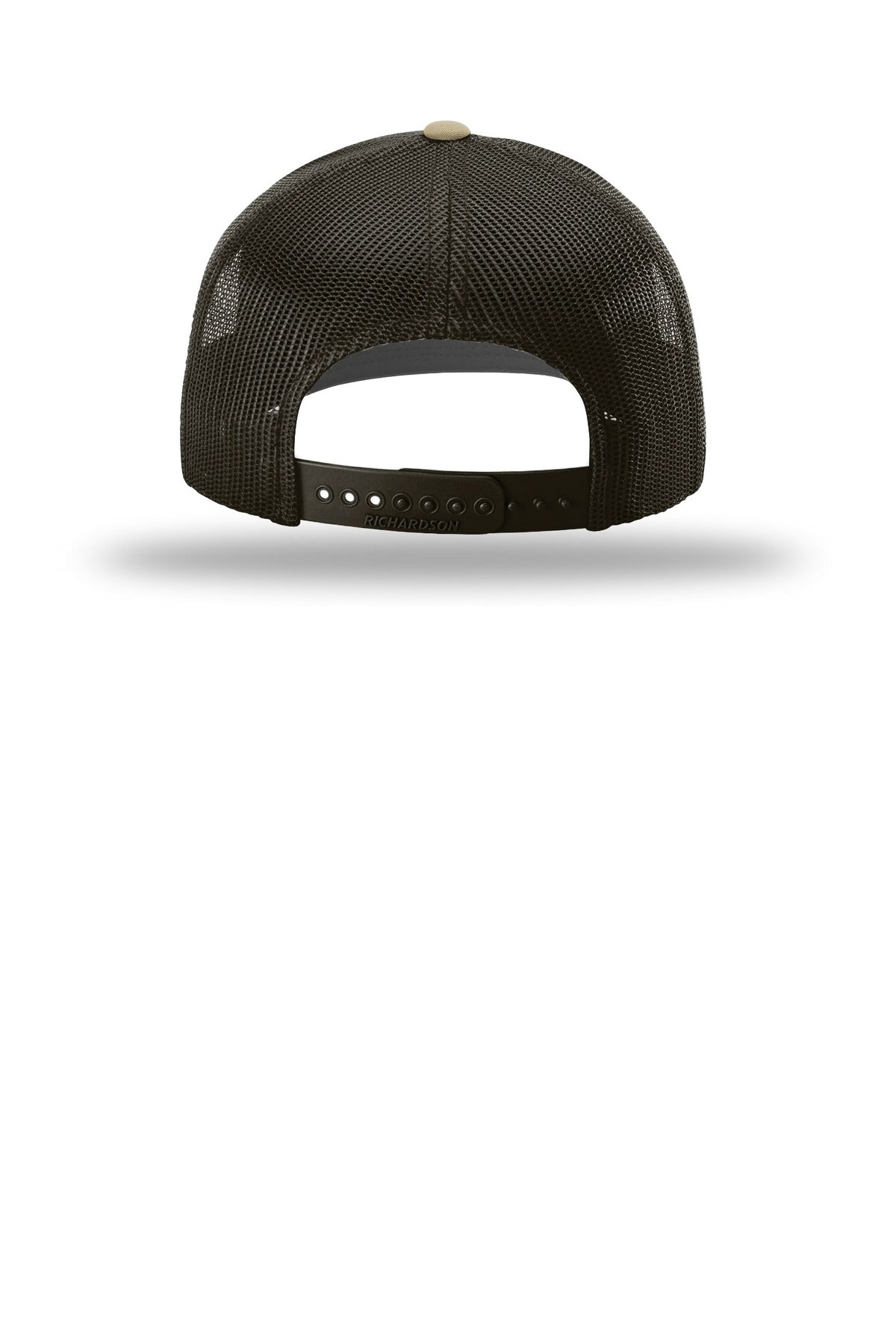 Rear View of Khk/Coffee Richardson Trucker Cap 112