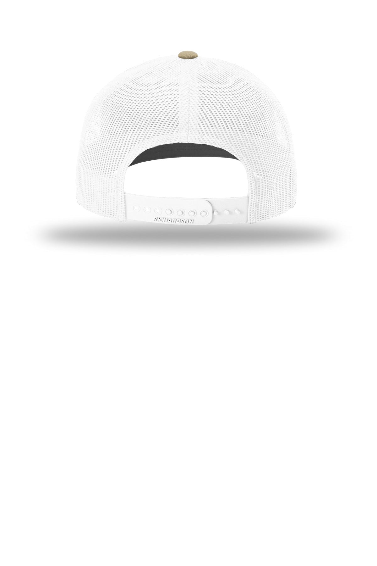 Rear View of Khk/White Richardson Trucker Cap 112