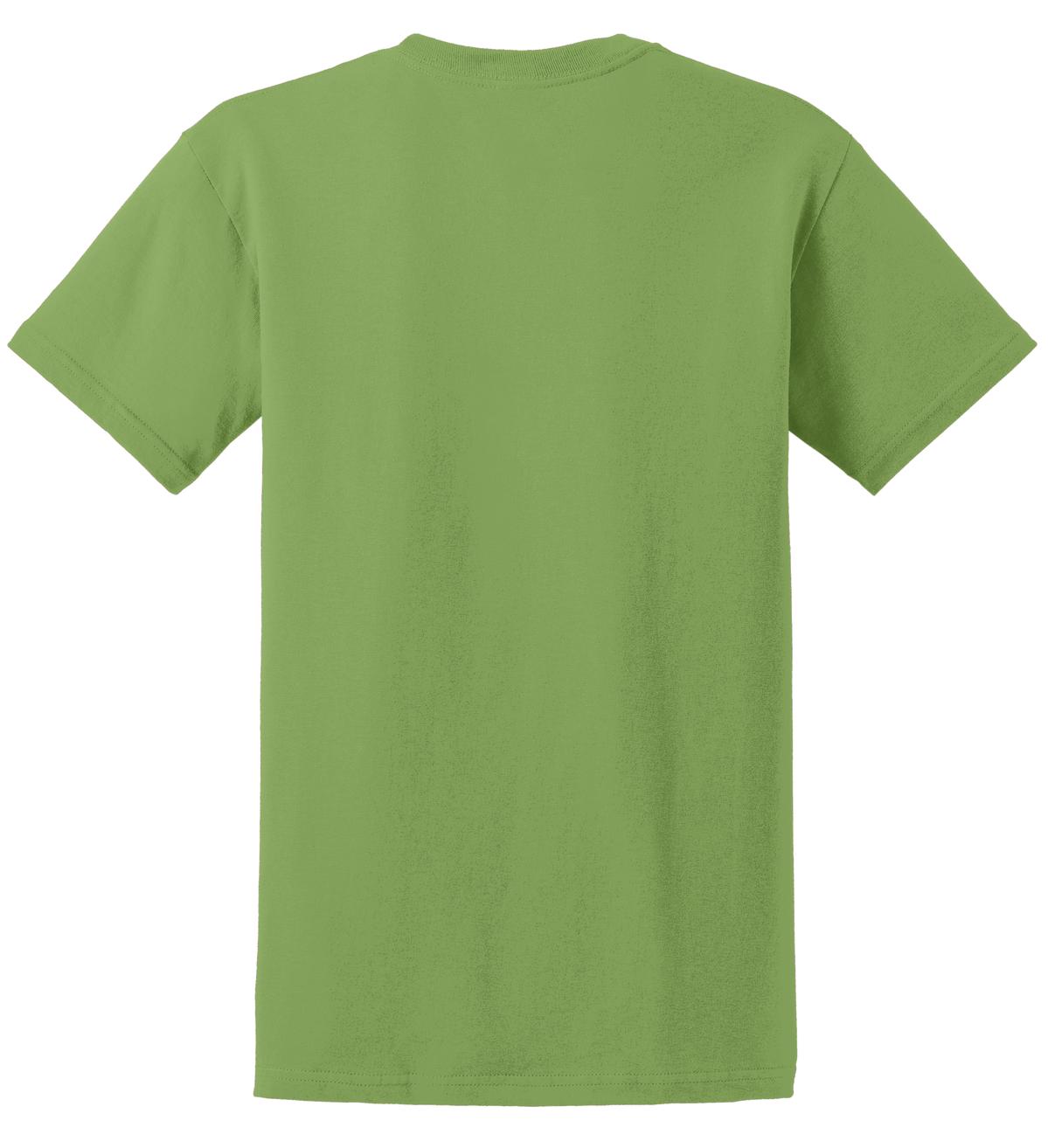 Rear View of Kiwi Gildan - Ultra Cotton 100% US Cotton T-Shirt. 2000