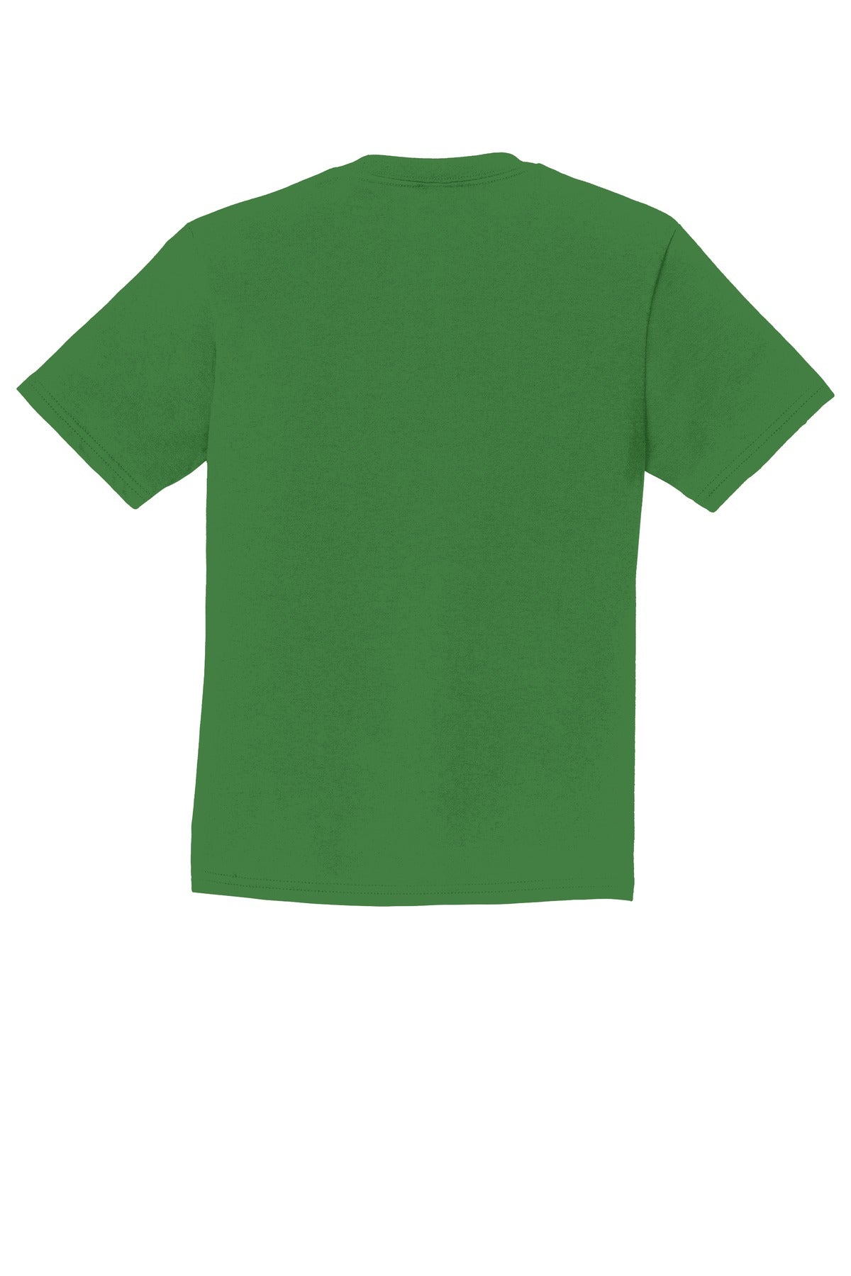 Rear View of Kiwi Green Port & Co Youth Fan Favorite Tee. PC450Y