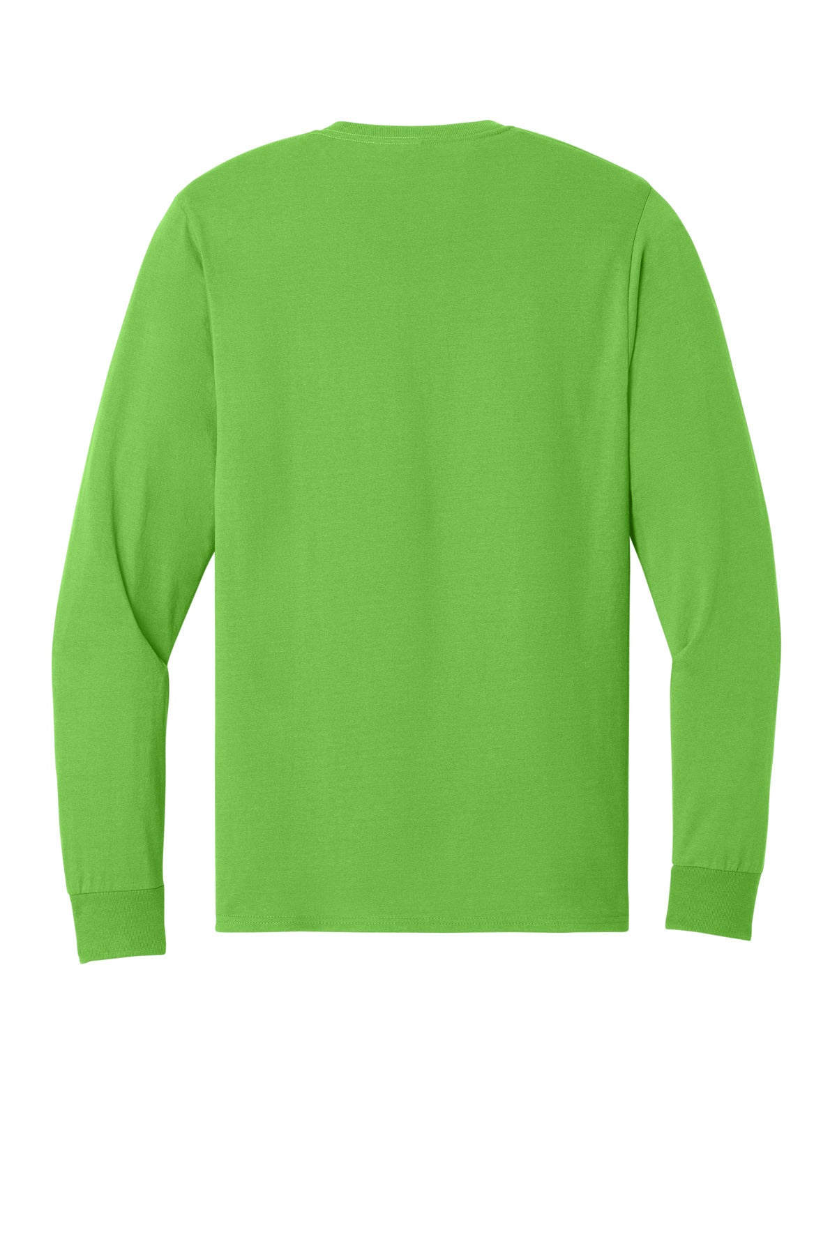 Rear View of Kiwi Jerzees - Dri-Power 50/50 Cotton/Poly Long Sleeve T-Shirt. 29LS