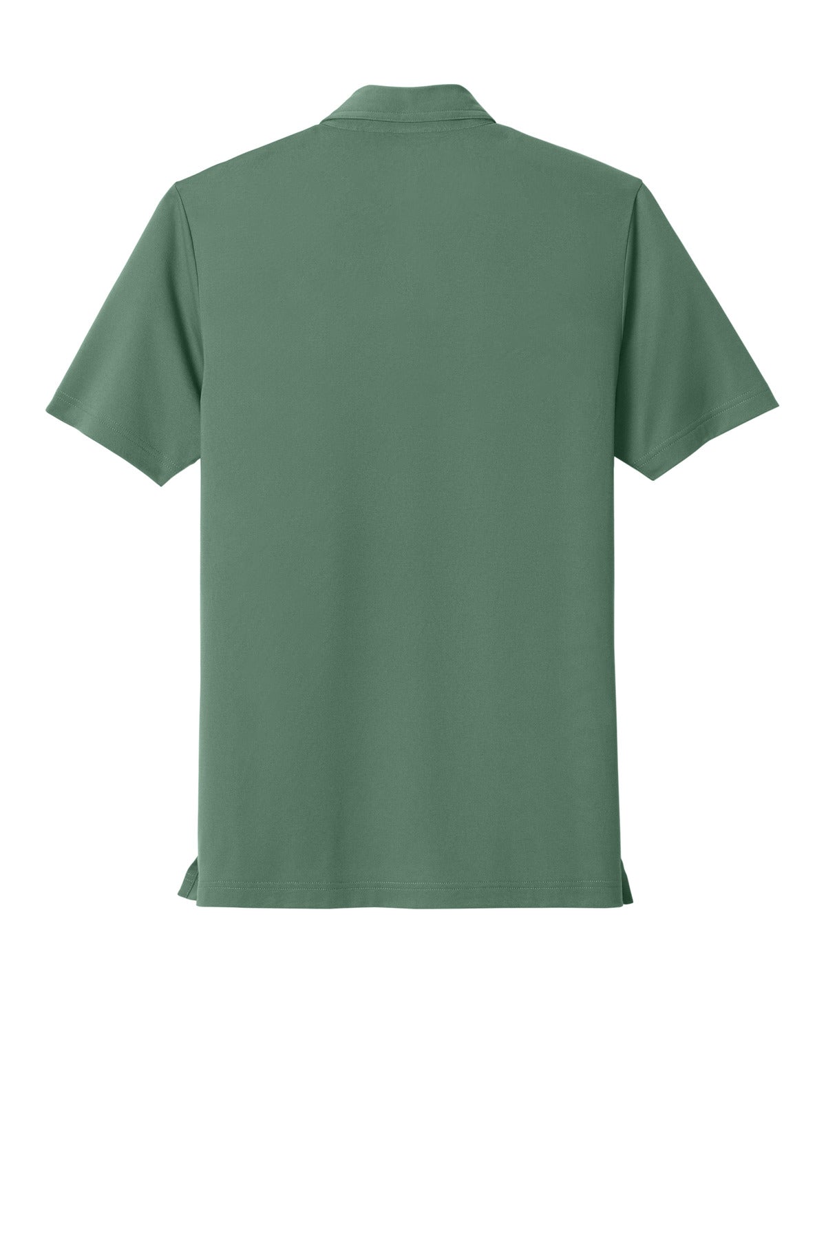 Rear View of LaurelGrn TravisMathew Glenview Stripe Polo TMA41462