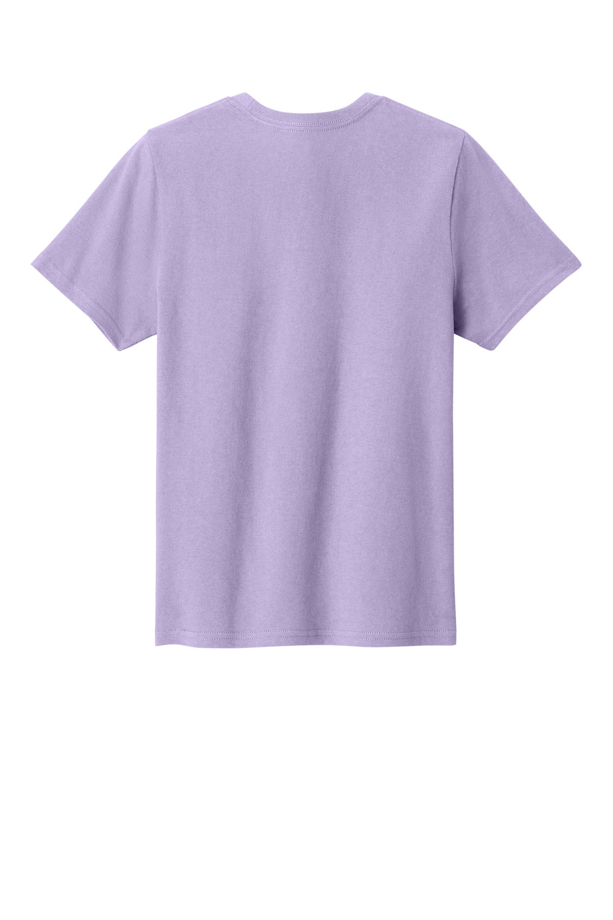 Rear View of Lavender Port & Co Youth Easy Cotton Tee PC43Y