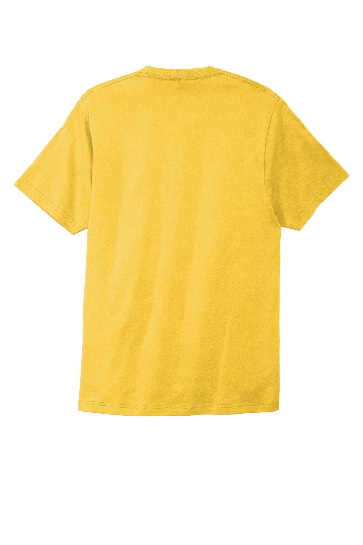 Rear View of Lemon Yellow Port & Co Bouncer Tee PC600