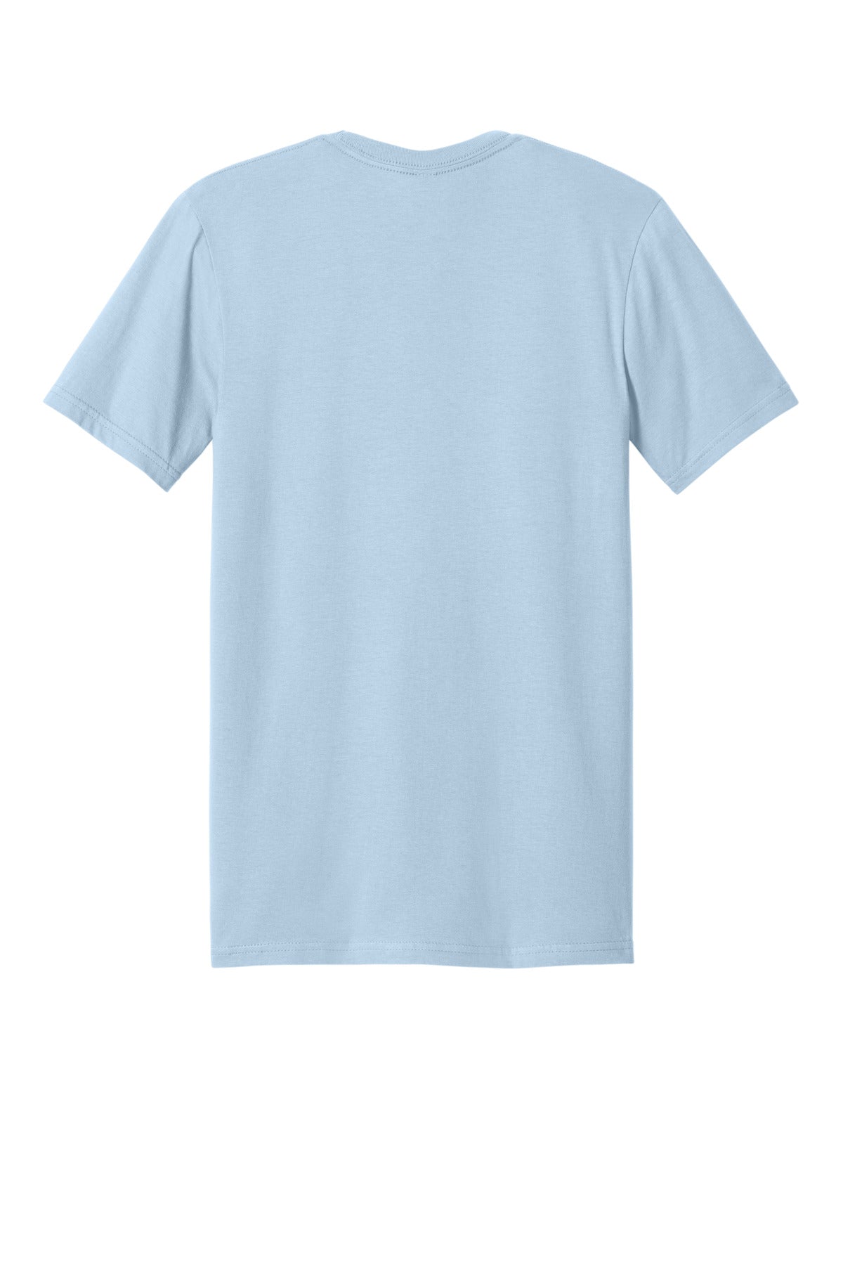Rear View of LightBlue Gildan Softstyle Plasma Print Tee 64PLSMA