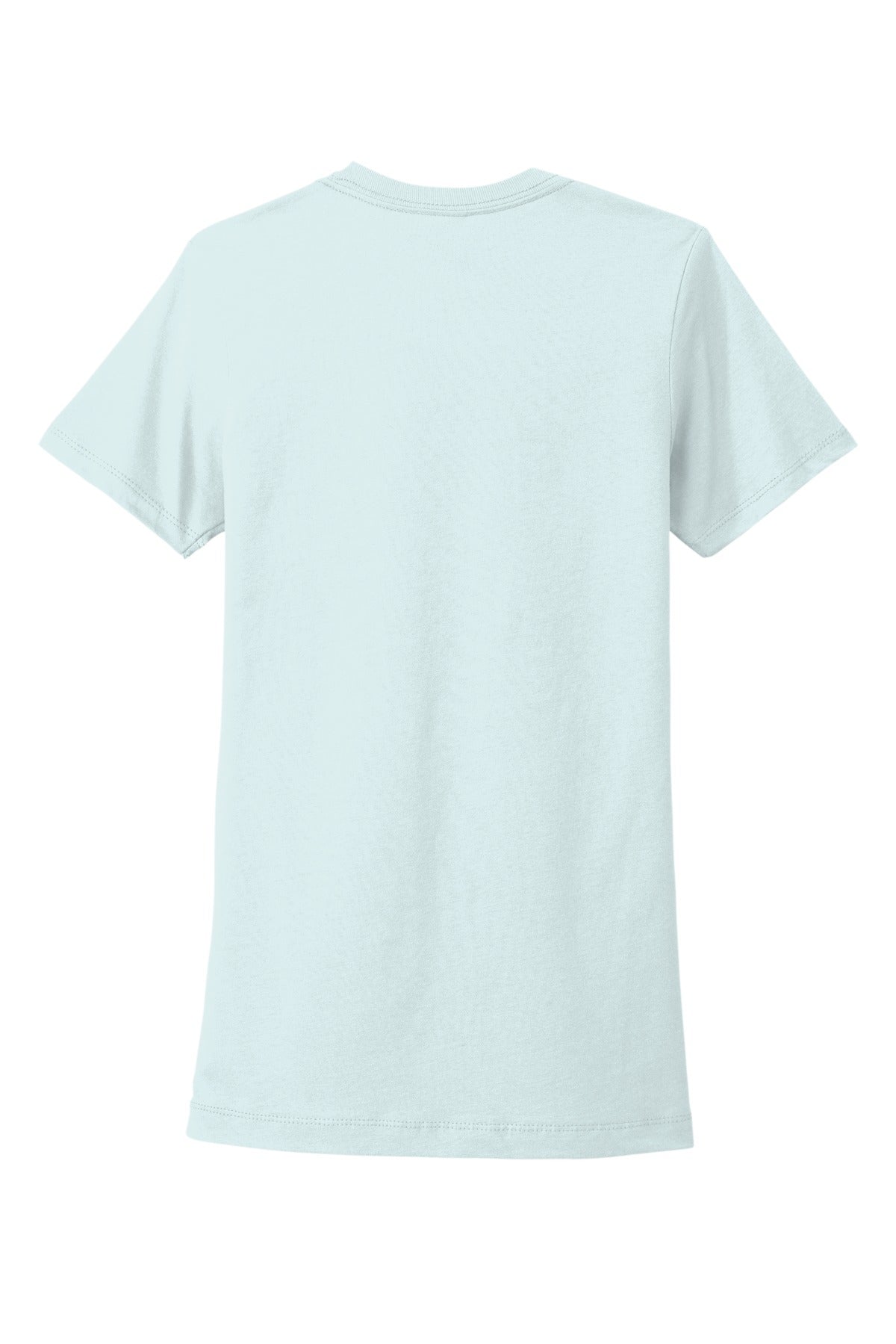Rear View of LightBlue Next Level Apparel Women's Cotton Tee. NL3900