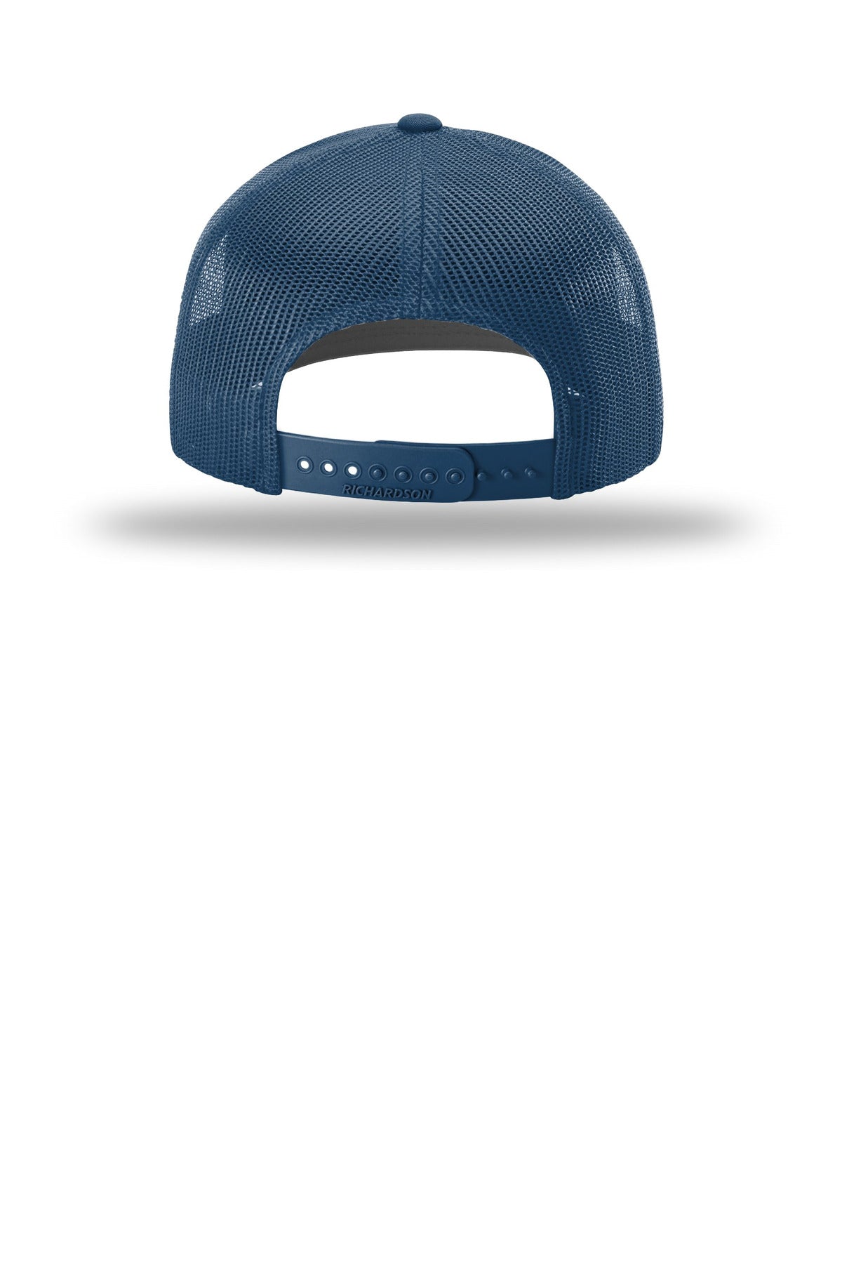 Rear View of LightBlue Richardson Trucker Cap 112