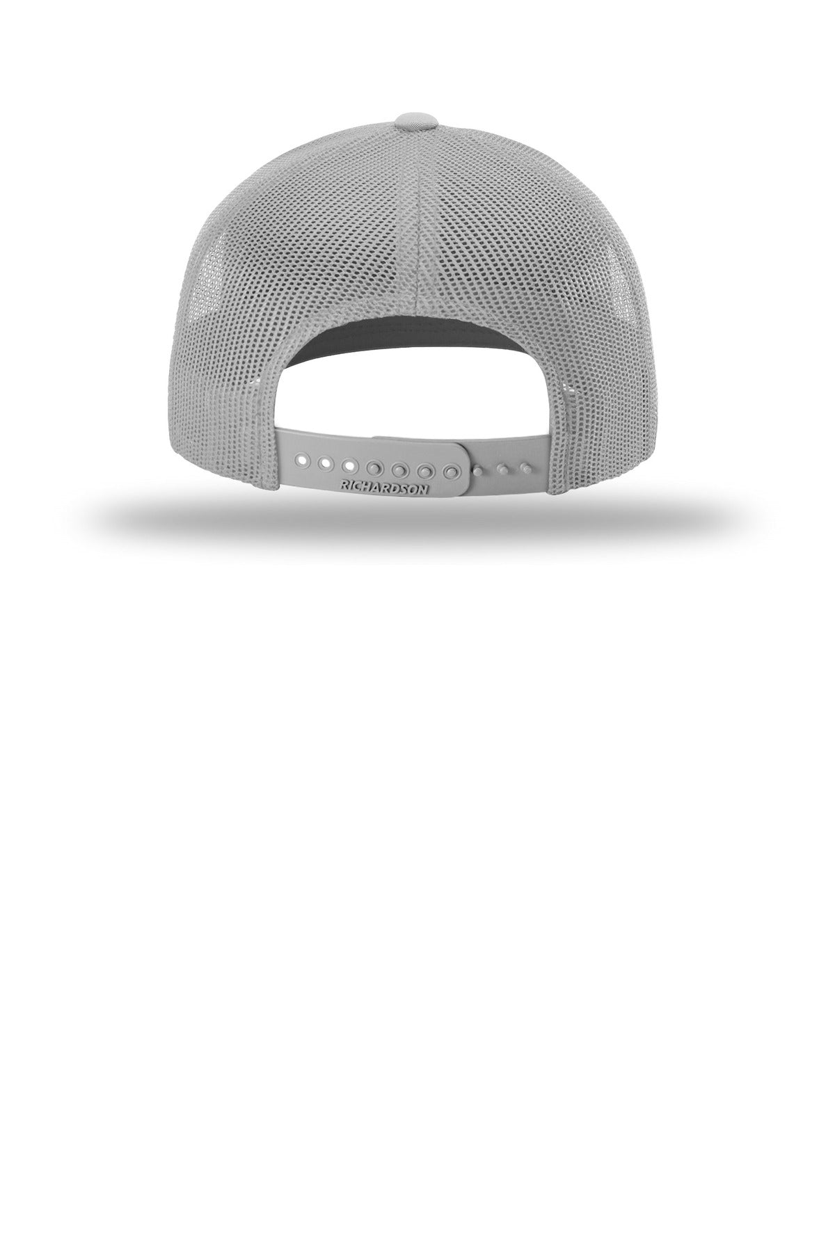 Rear View of LightGrey Richardson Trucker Cap 112