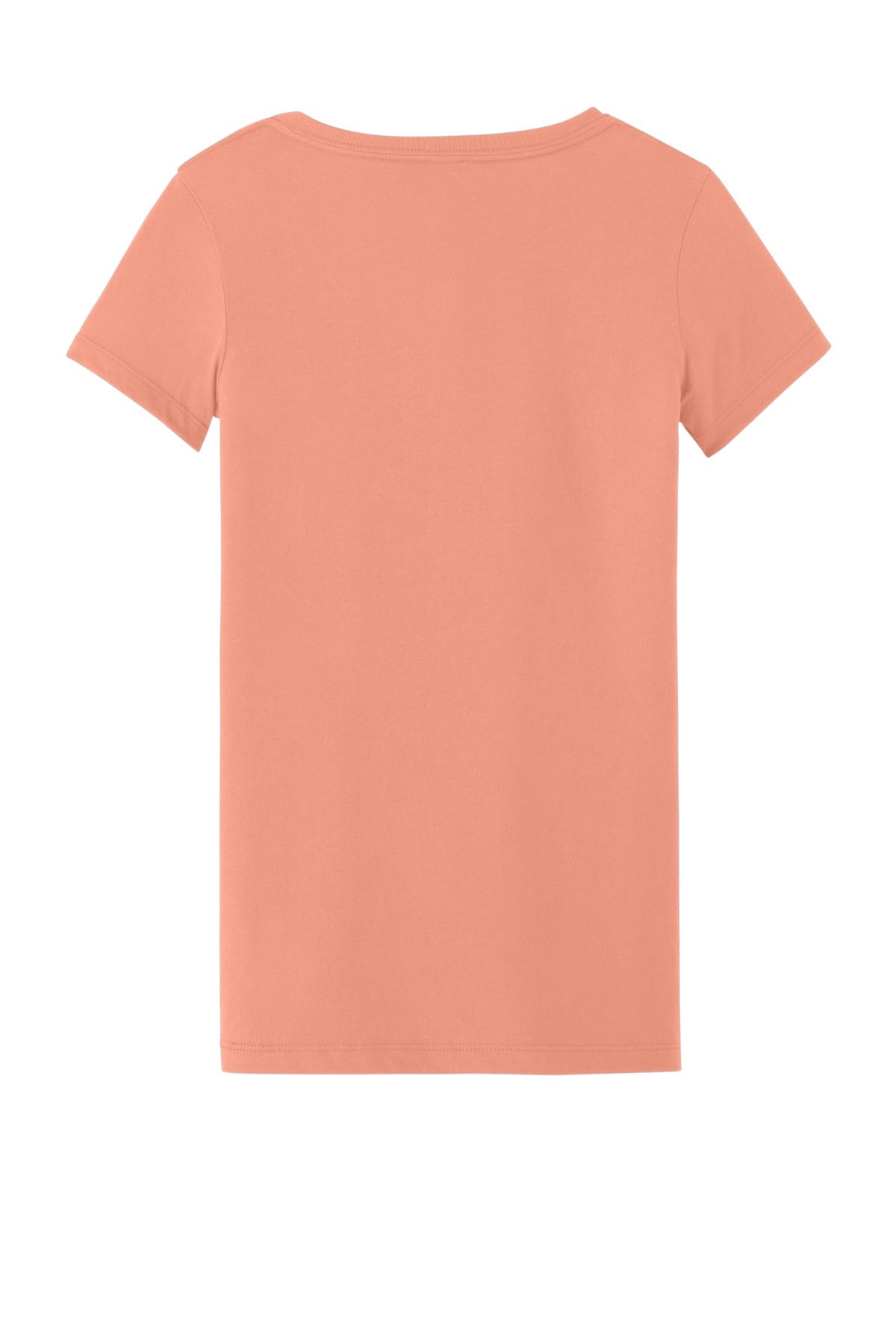 Rear View of LightOrnge Next Level Apparel Women's Ideal V-Neck Tee NL1540