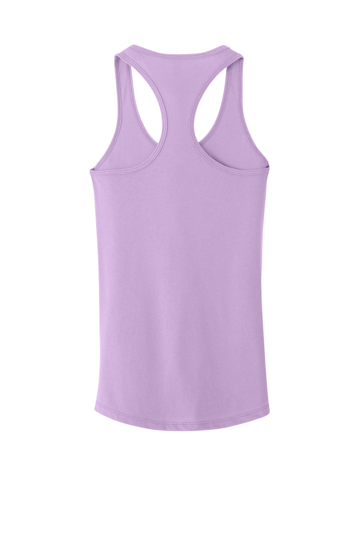 Rear View of Lilac Next Level Apparel Women's Ideal Racerback Tank NL1533