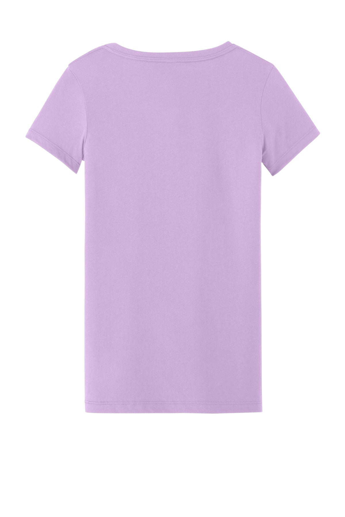 Rear View of Lilac Next Level Apparel Women's Ideal V-Neck Tee NL1540