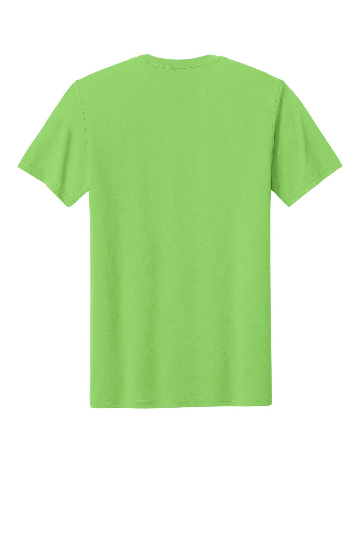 Rear View of Lime Gildan Gildan Performance T-Shirt. 42000