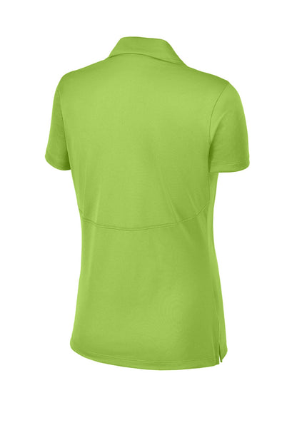 Rear View of Lime Shock Sport-Tek Women's Micropique Sport-Wick Polo. LST650