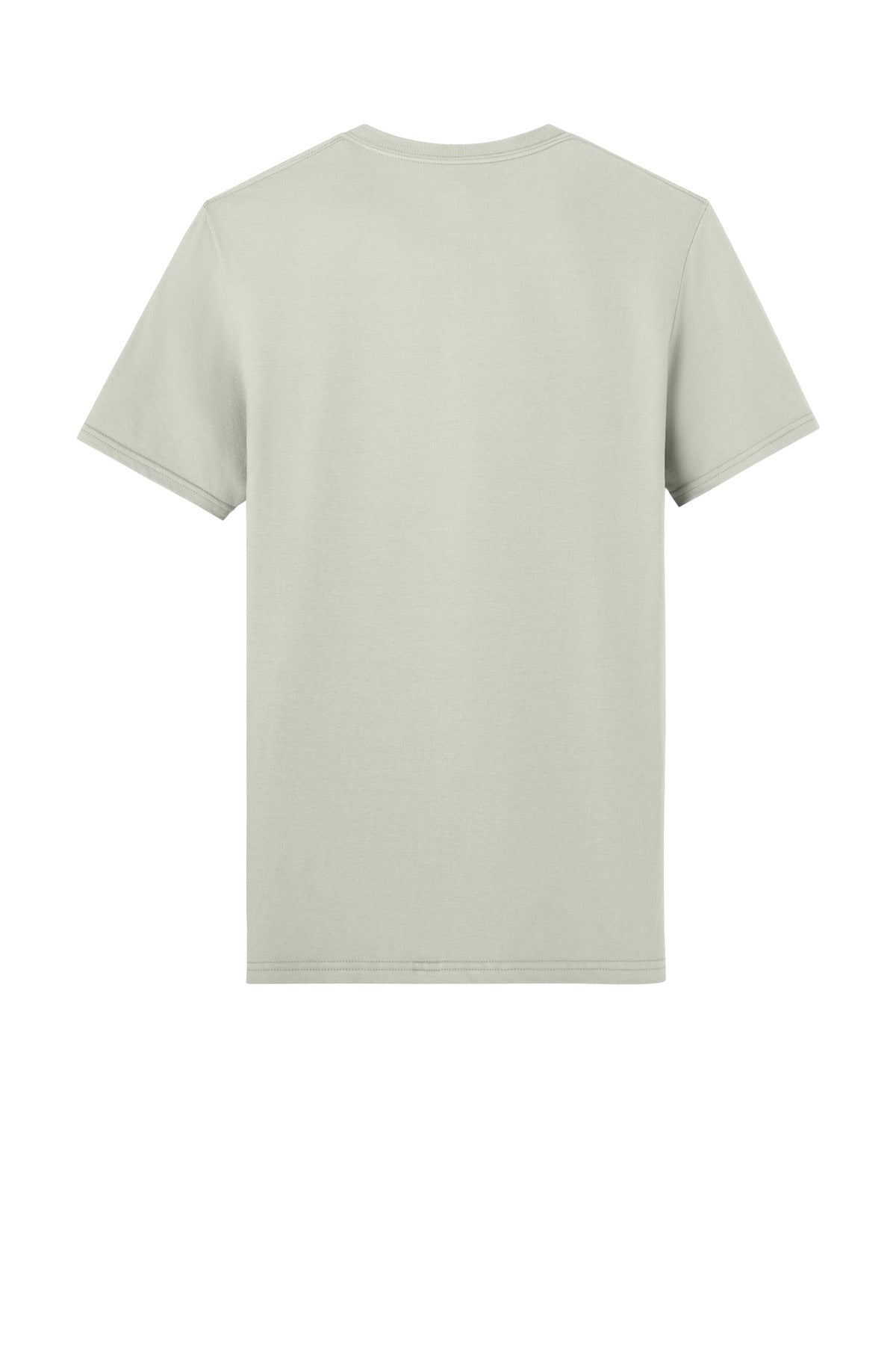 Rear View of Limestone Jerzees Unisex Premium Combed Ring Spun Cotton Tee 570M