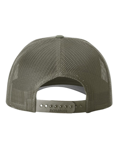 Rear View of Loden Low Pro Trucker Cap - 115