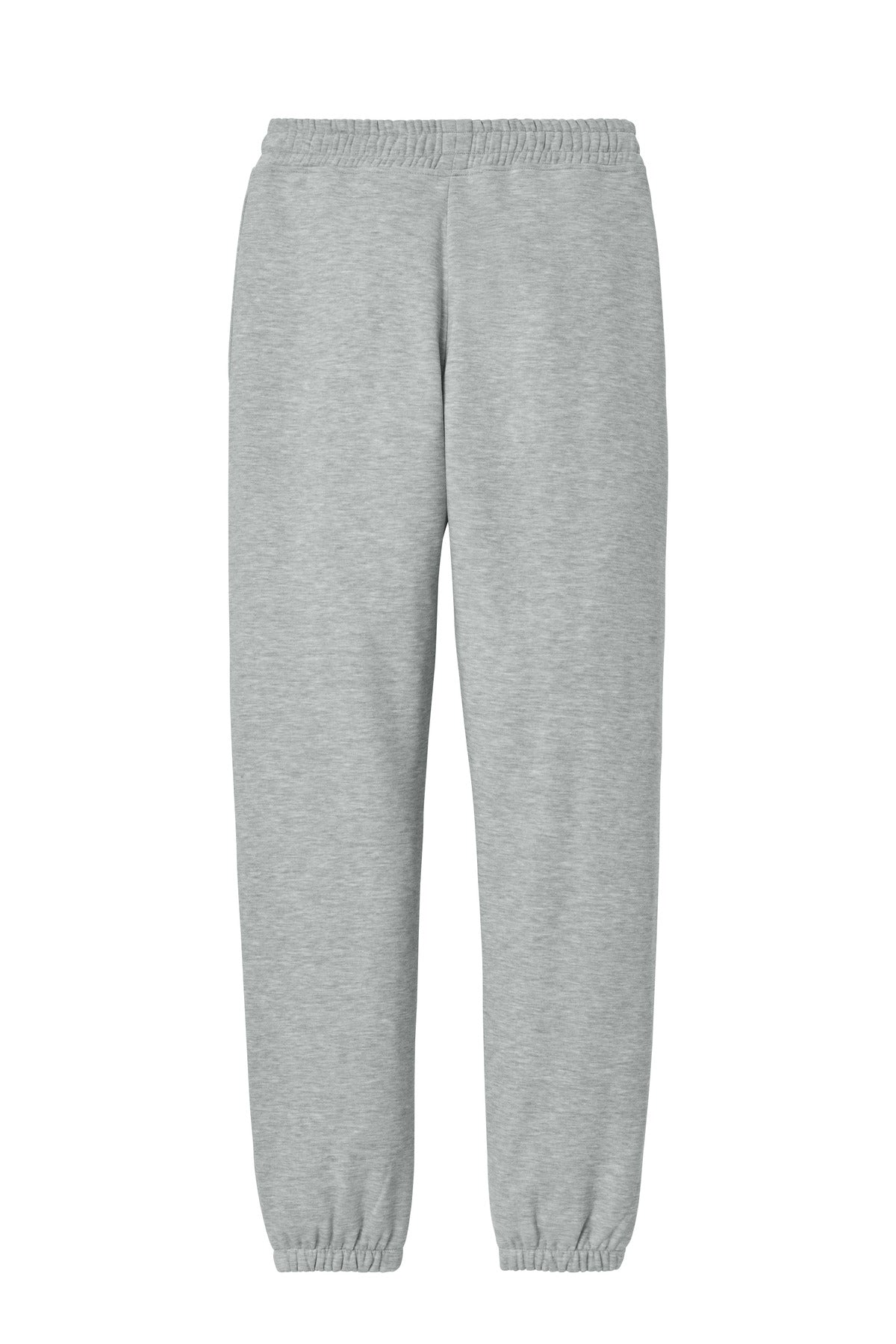 Rear View of LtHtGry District V.I.T. Heavyweight Fleece Sweatpant DT6162