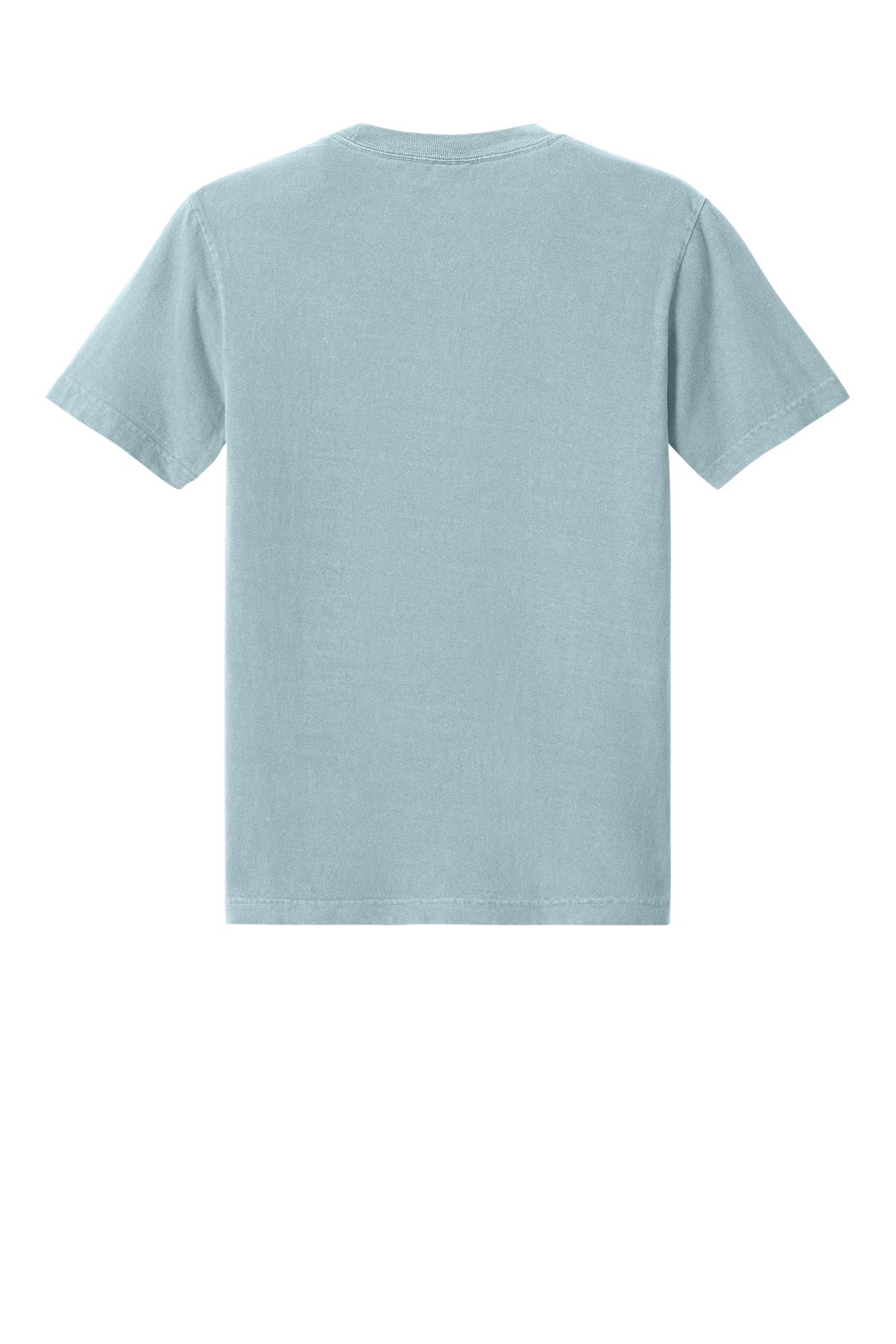 Rear View of LtWsdDenim BELLA+CANVAS Unisex Heavyweight Garment-Dyed Tee BC4810GD