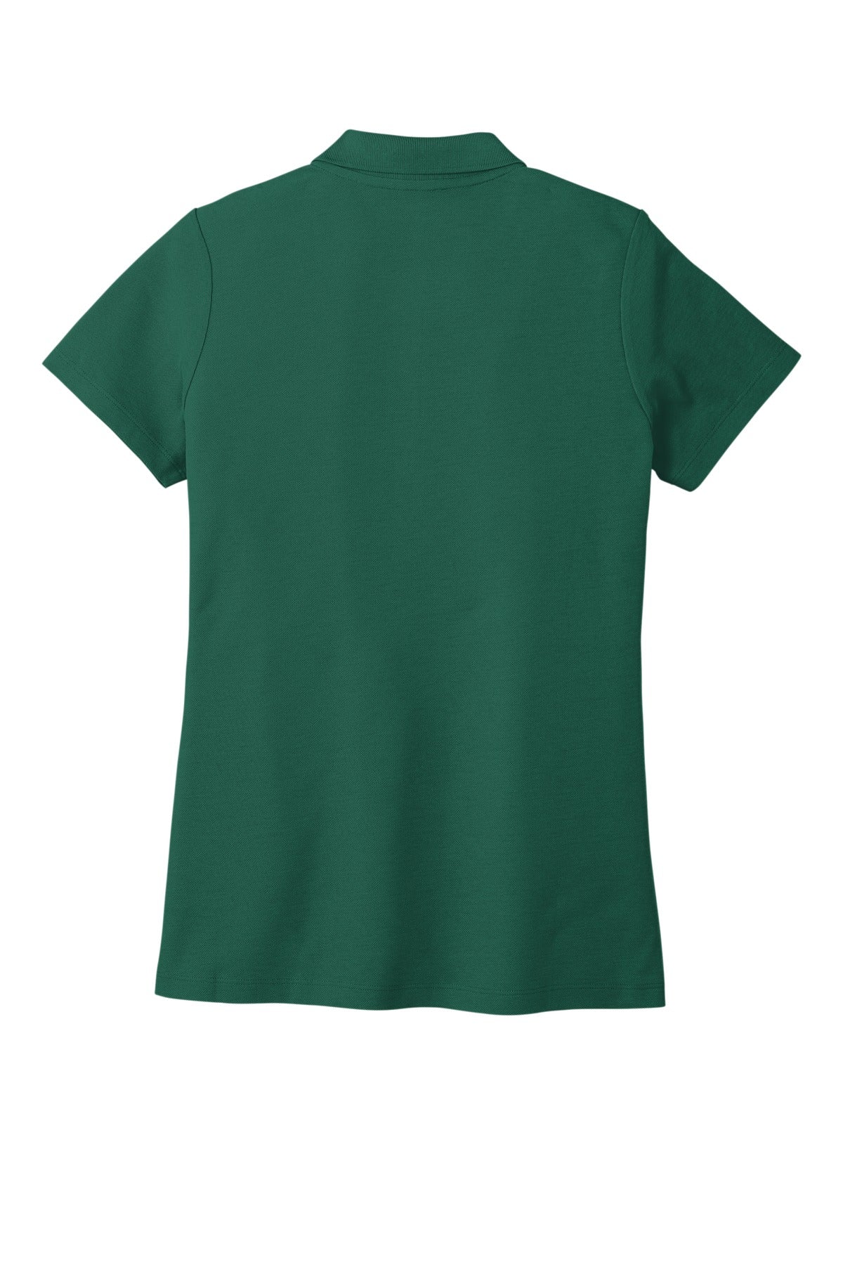 Rear View of MarineGrn Port Authority Women's SuperPro React Polo. LK810