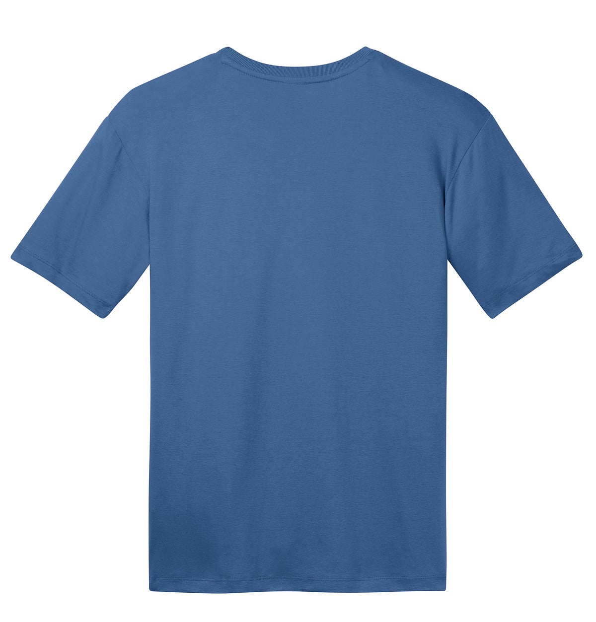 Rear View of Maritime Blue District Perfect Weight Tee. DT104