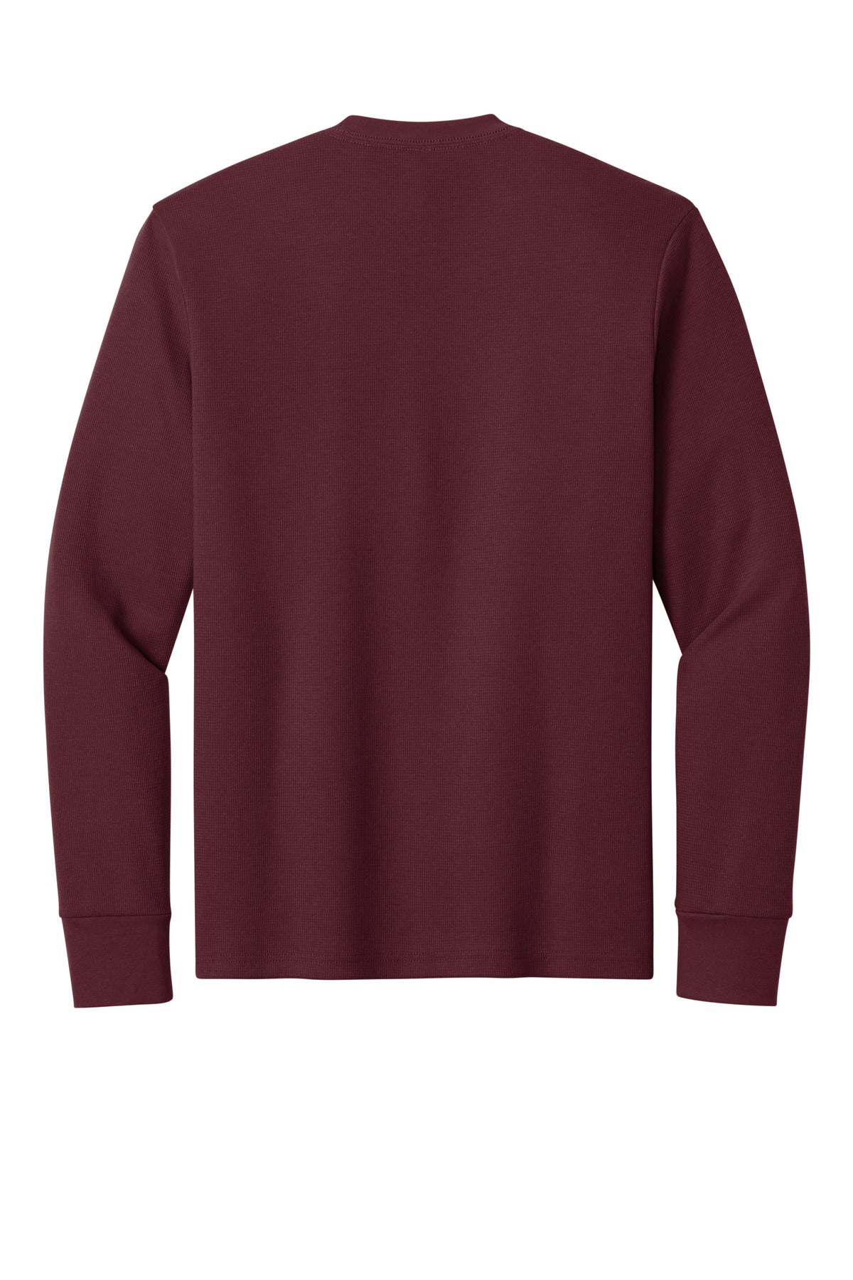 Rear View of Maroon Next Level Apparel Ideal Thermal Long Sleeve Tee NL8211