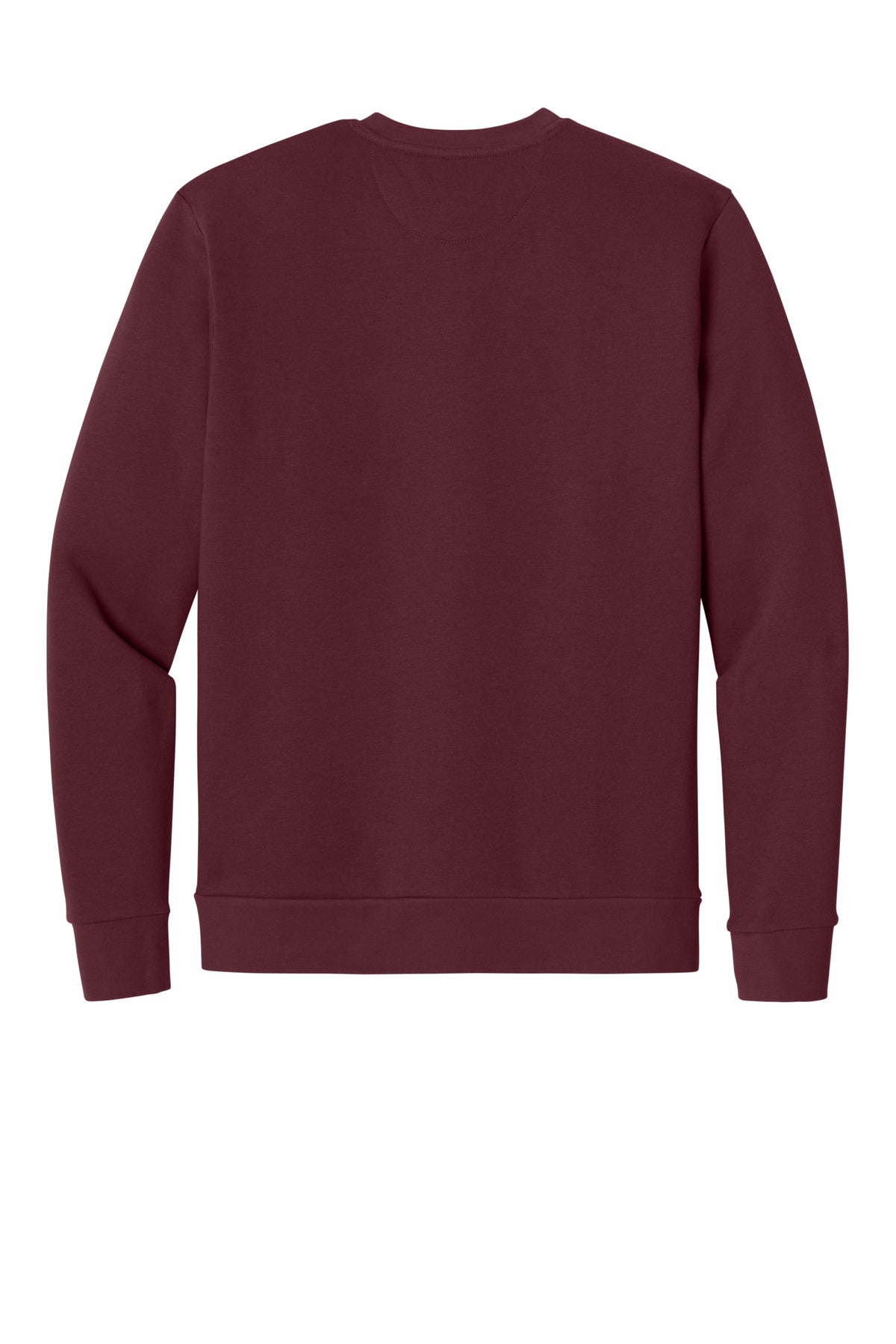 Rear View of Maroon Next Level Apparel Santa Barbara Pocket Sweatshirt NL9001