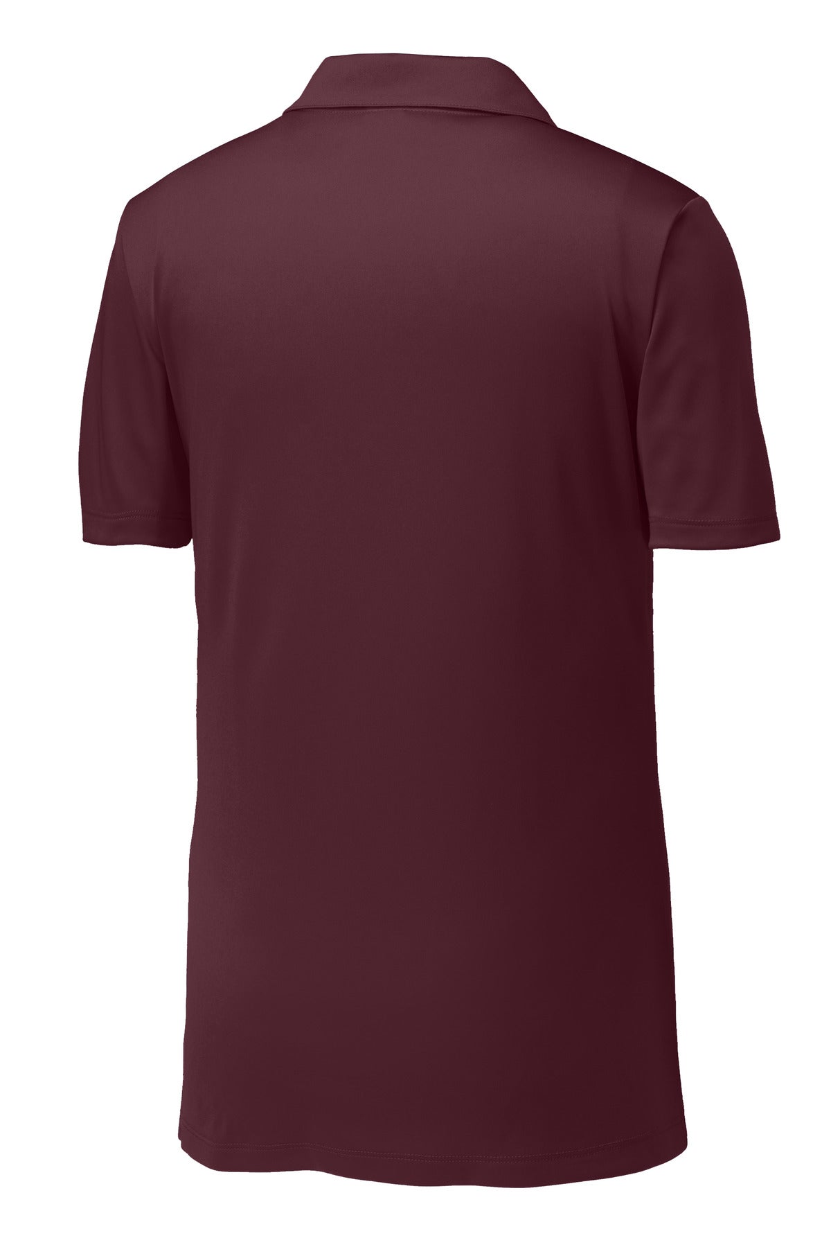 Rear View of Maroon Sport-Tek PosiCharge Competitor Polo. ST550
