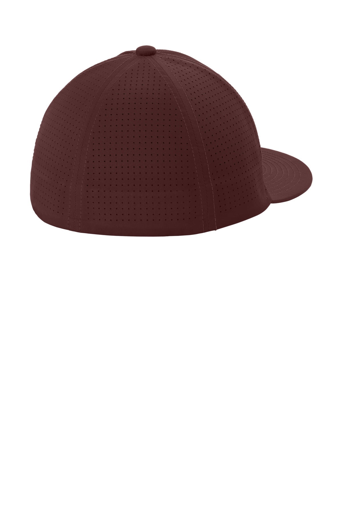 Rear View of Maroon Sport-Tek Pro-Cut Stretch-Tek Cap STC64