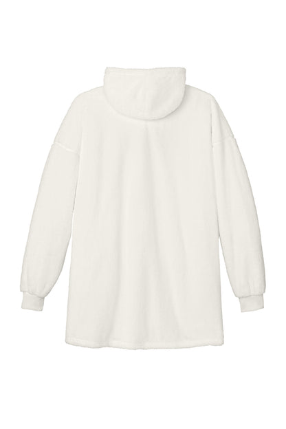 Rear View of Marshmllw Port Authority Plush Poncho BP42