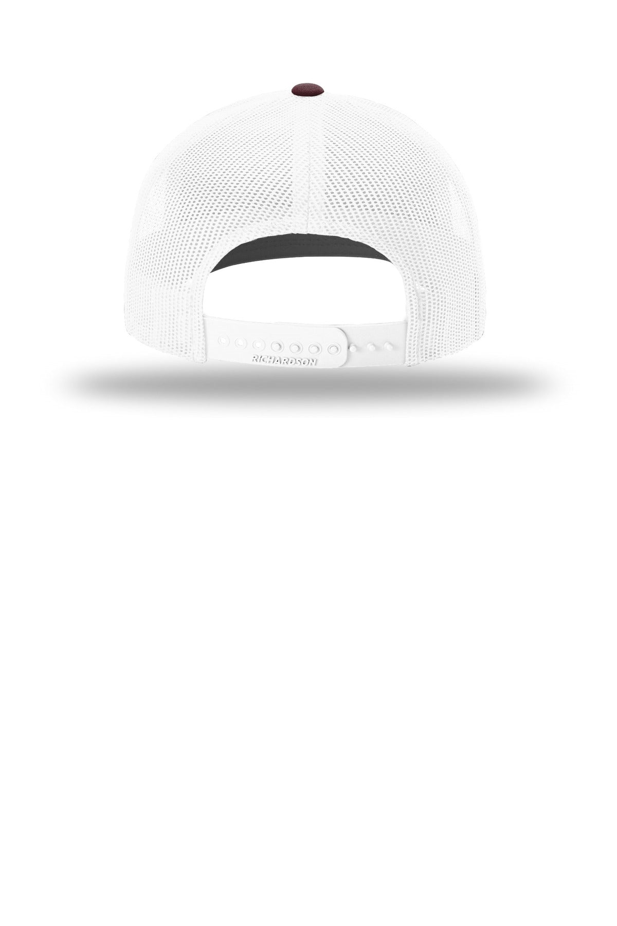 Rear View of Mar/White Richardson Trucker Cap 112