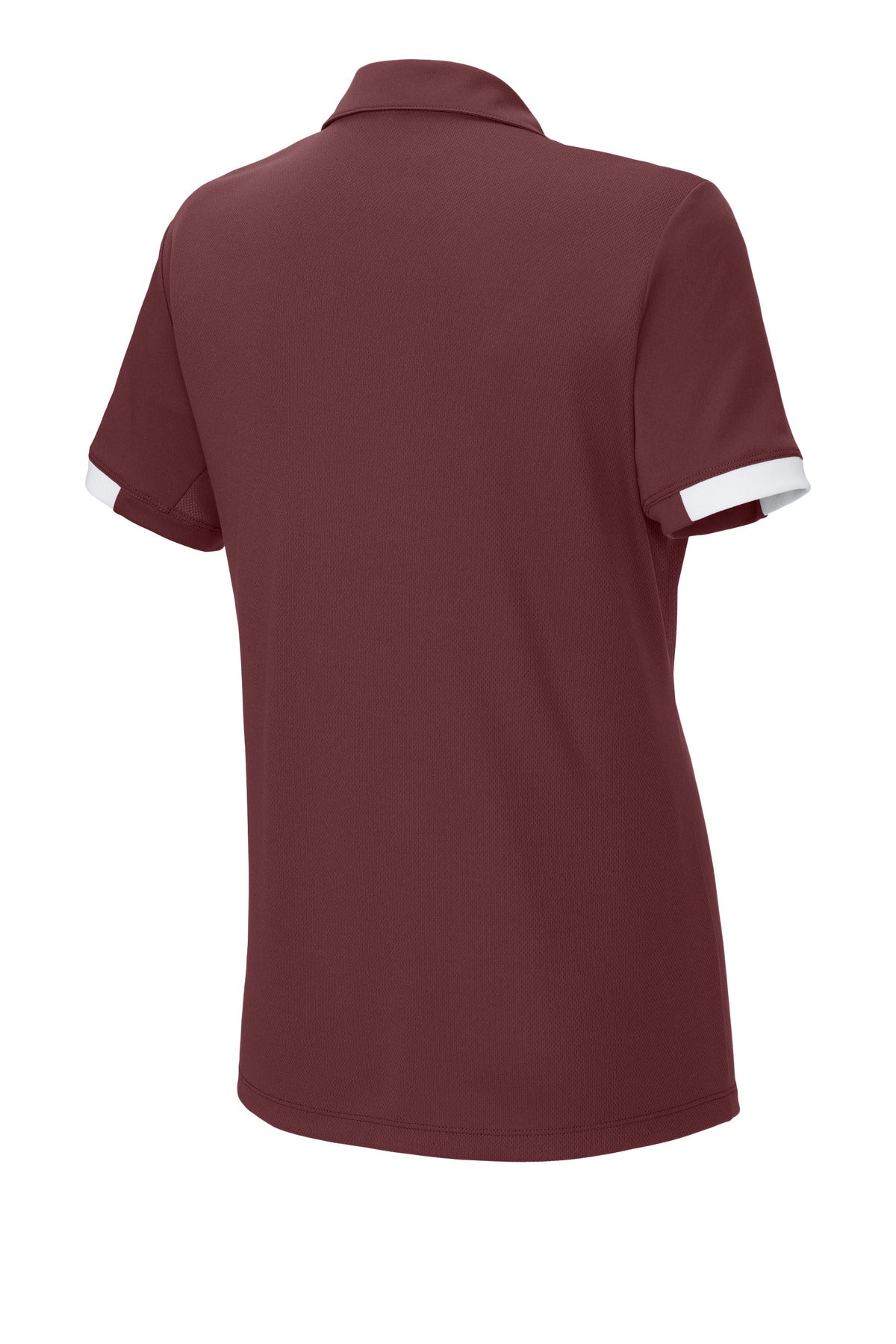 Rear View of Mar/White Sport-Tek Women's Club Colorblock Polo LST444