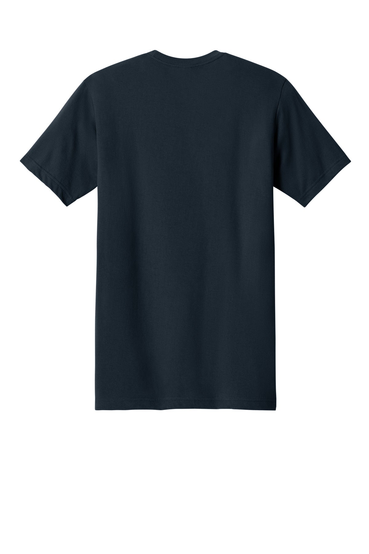 Rear View of MdntNavy Next Level Apparel Ideal Jersey Tee NL1810