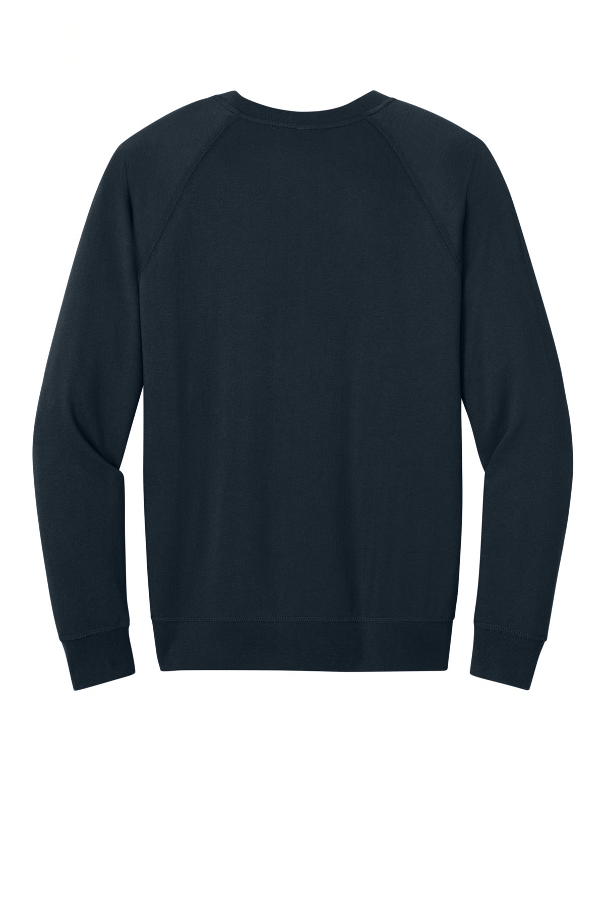 Rear View of MdntNavy Next Level Apparel Laguna Raglan Sweatshirt NL9000