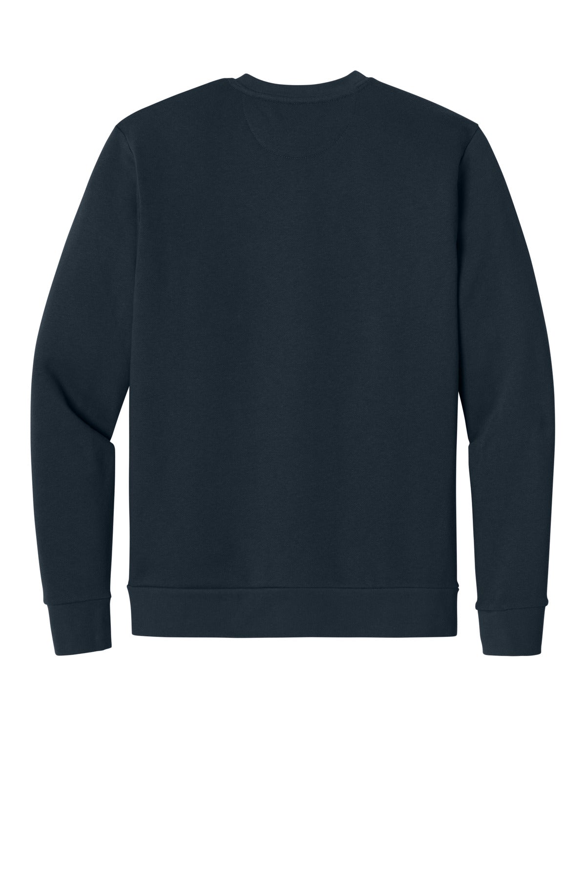 Rear View of MdntNavy Next Level Apparel Santa Barbara Pocket Sweatshirt NL9001