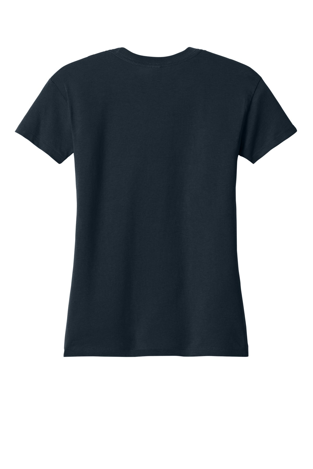 Rear View of MdntNavy Next Level Apparel Women's Cotton Relaxed Tee NL3910