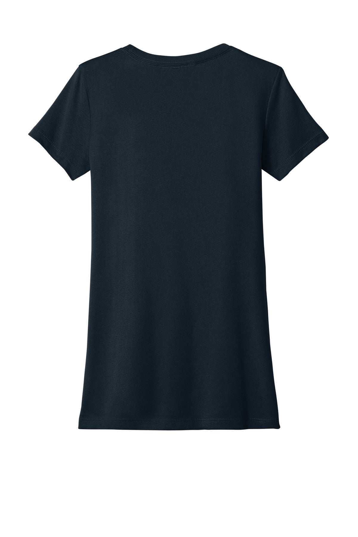 Rear View of MdntNavy Next Level Apparel Women's Ideal Tee NL1510