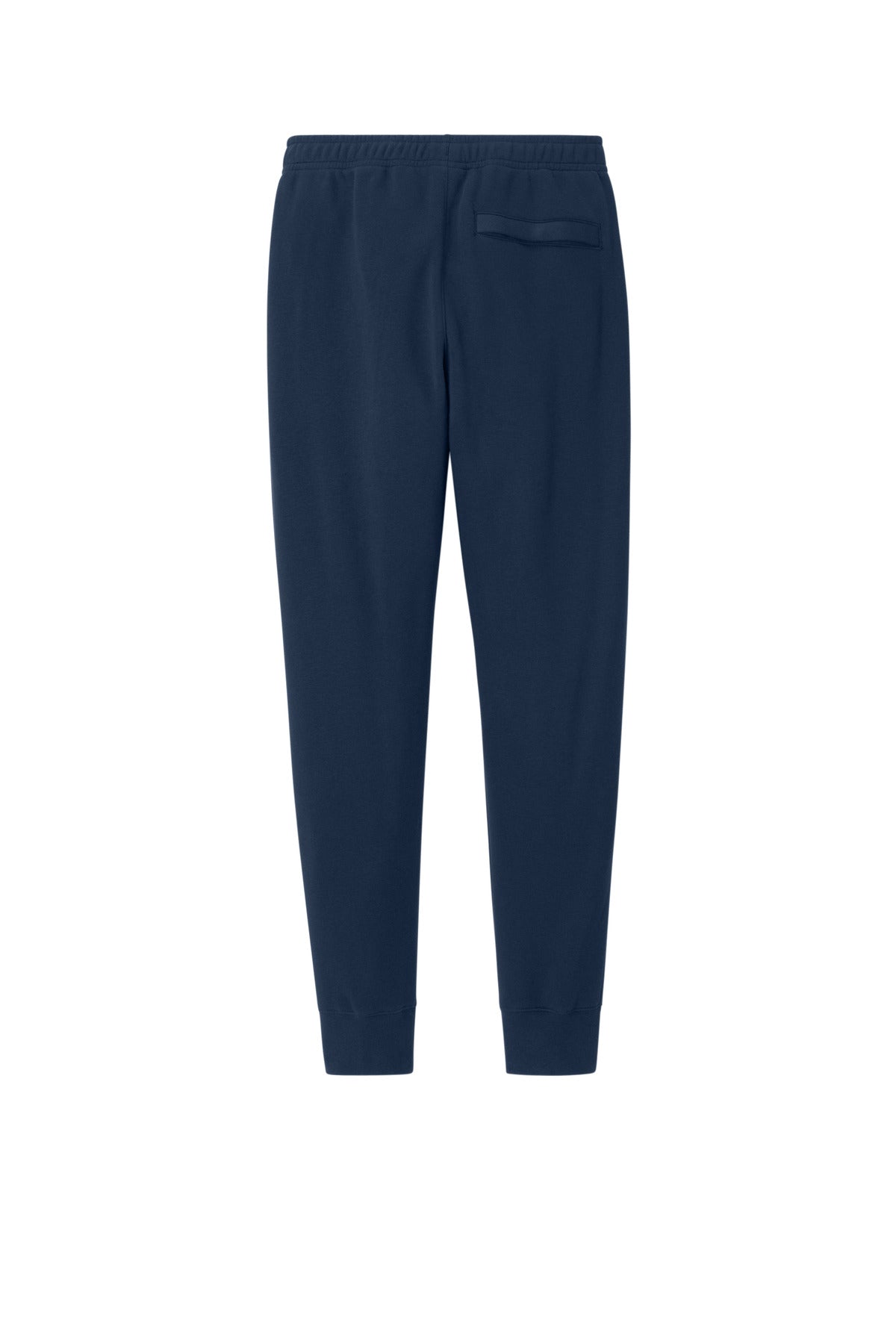 Rear View of MdntNavy Nike Club Fleece Jogger NKHM8045
