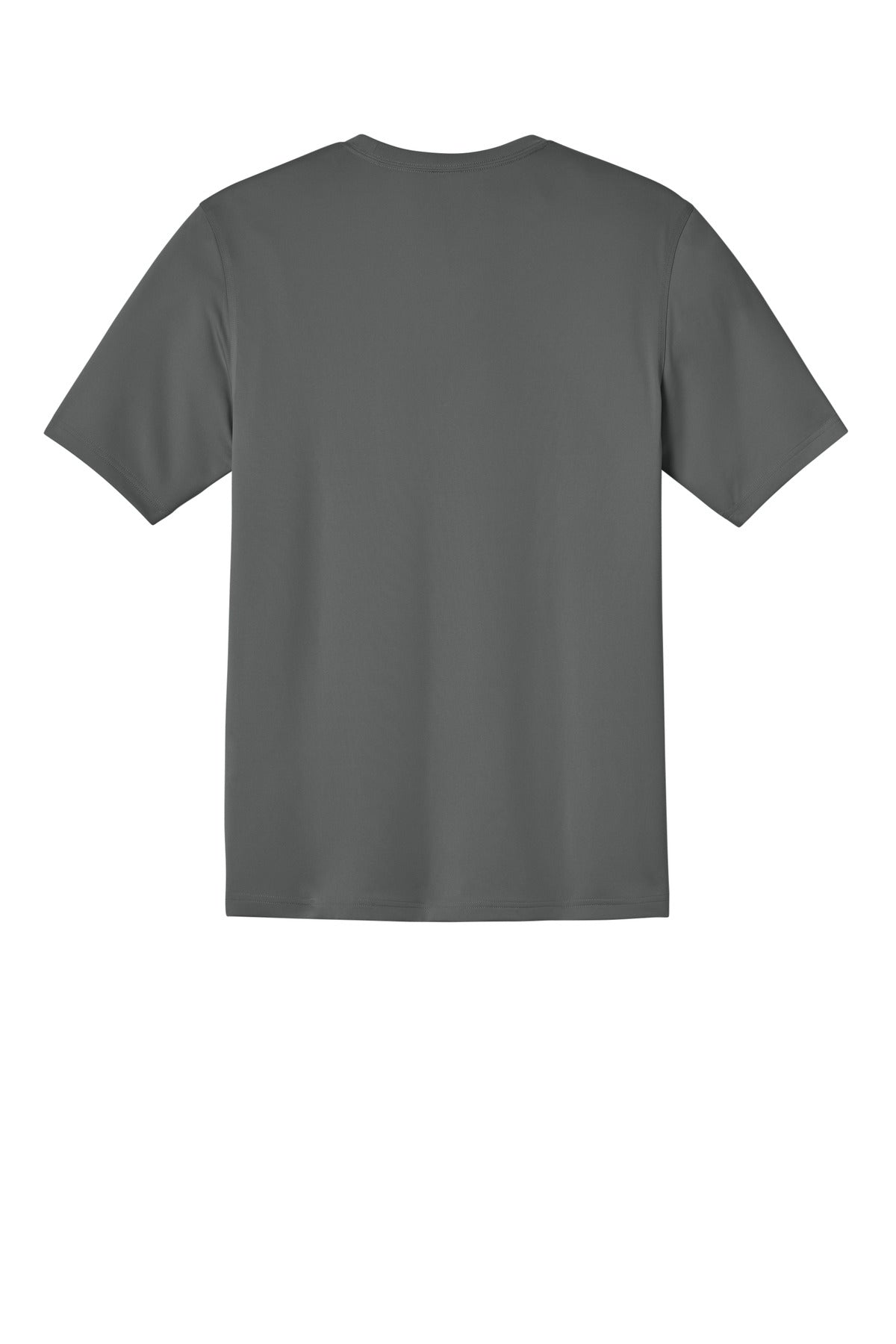 Rear View of MetalGrey CornerStone Workwear Pro Short Sleeve Pocket Tee CS440P